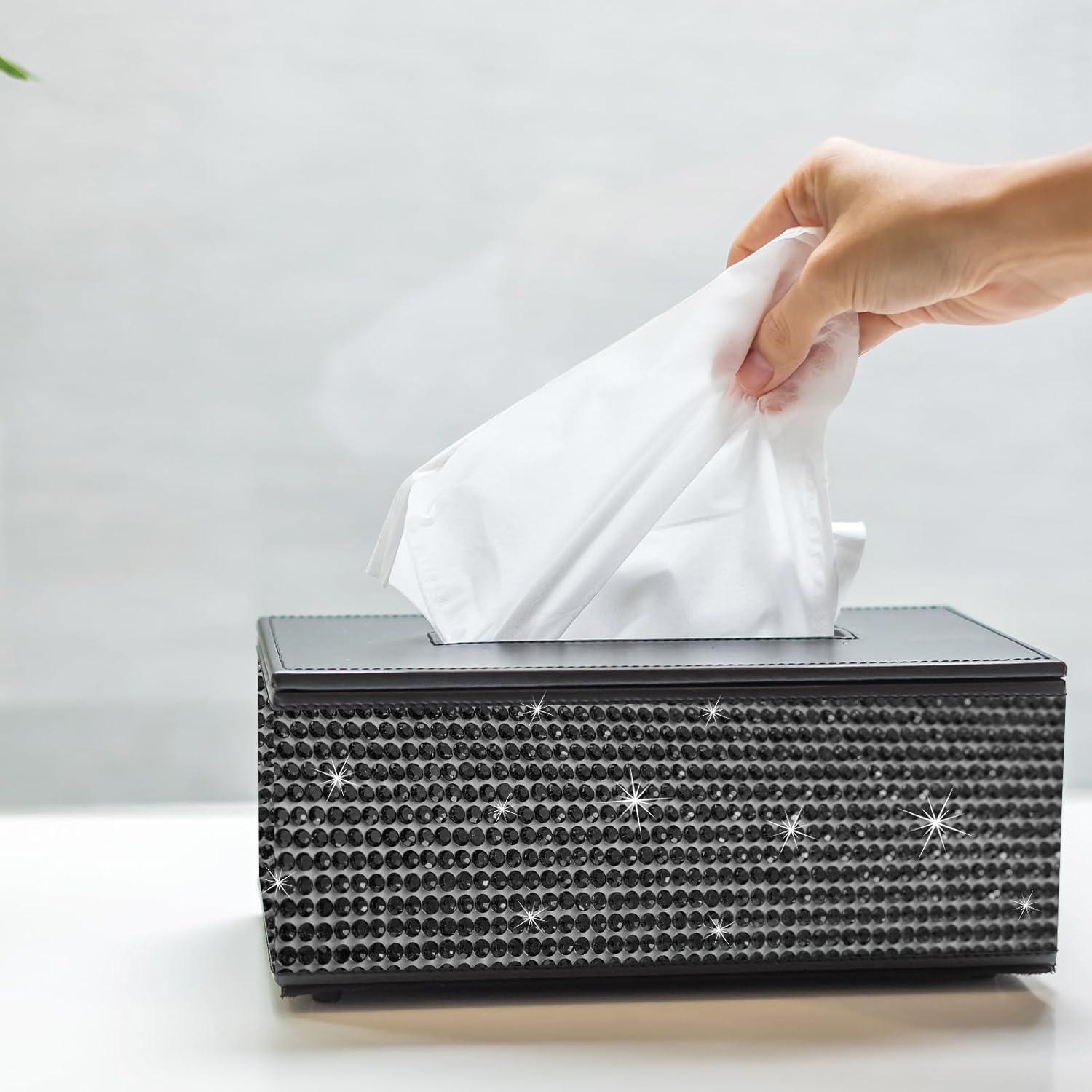 Hoja de Cristales Brillantes Autoadhesiva MECCANIXITY 100x20cm Negro