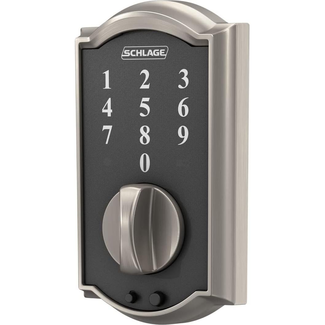 Cerradura Electrónica Sin Llave Schlage BE375 CAM 619 Níquel Satinado