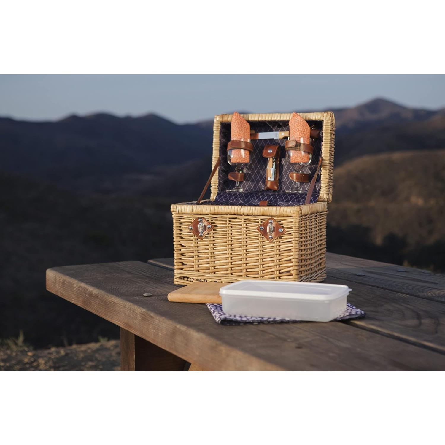 Cesta de Picnic Napa para 2 - Picnic Time - Vino y Queso