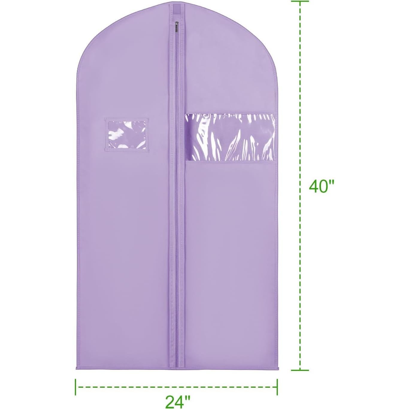 Funda para Trajes KEEGH 101.6 cm (Juego de 5) Púrpura