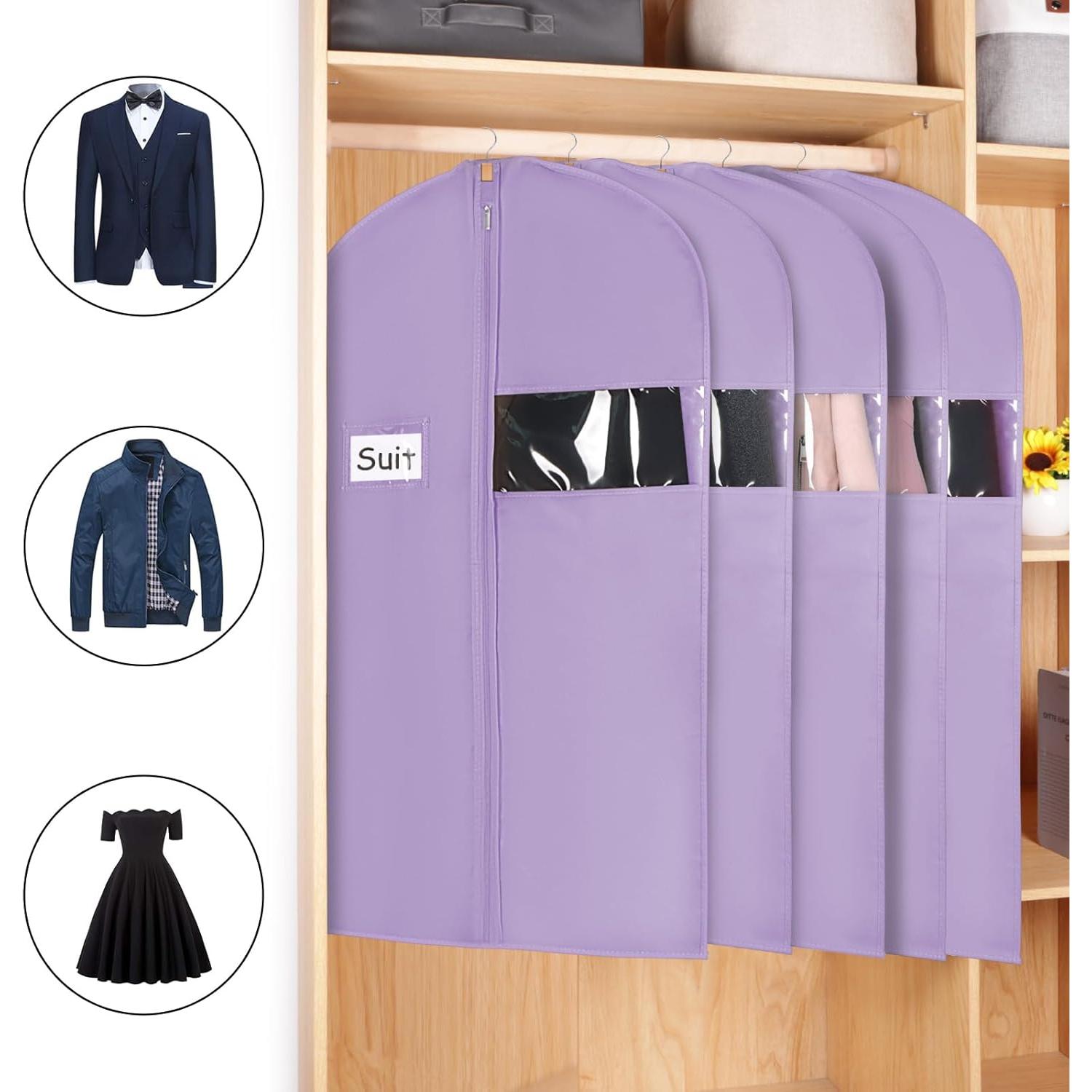 Funda para Trajes KEEGH 101.6 cm (Juego de 5) Púrpura