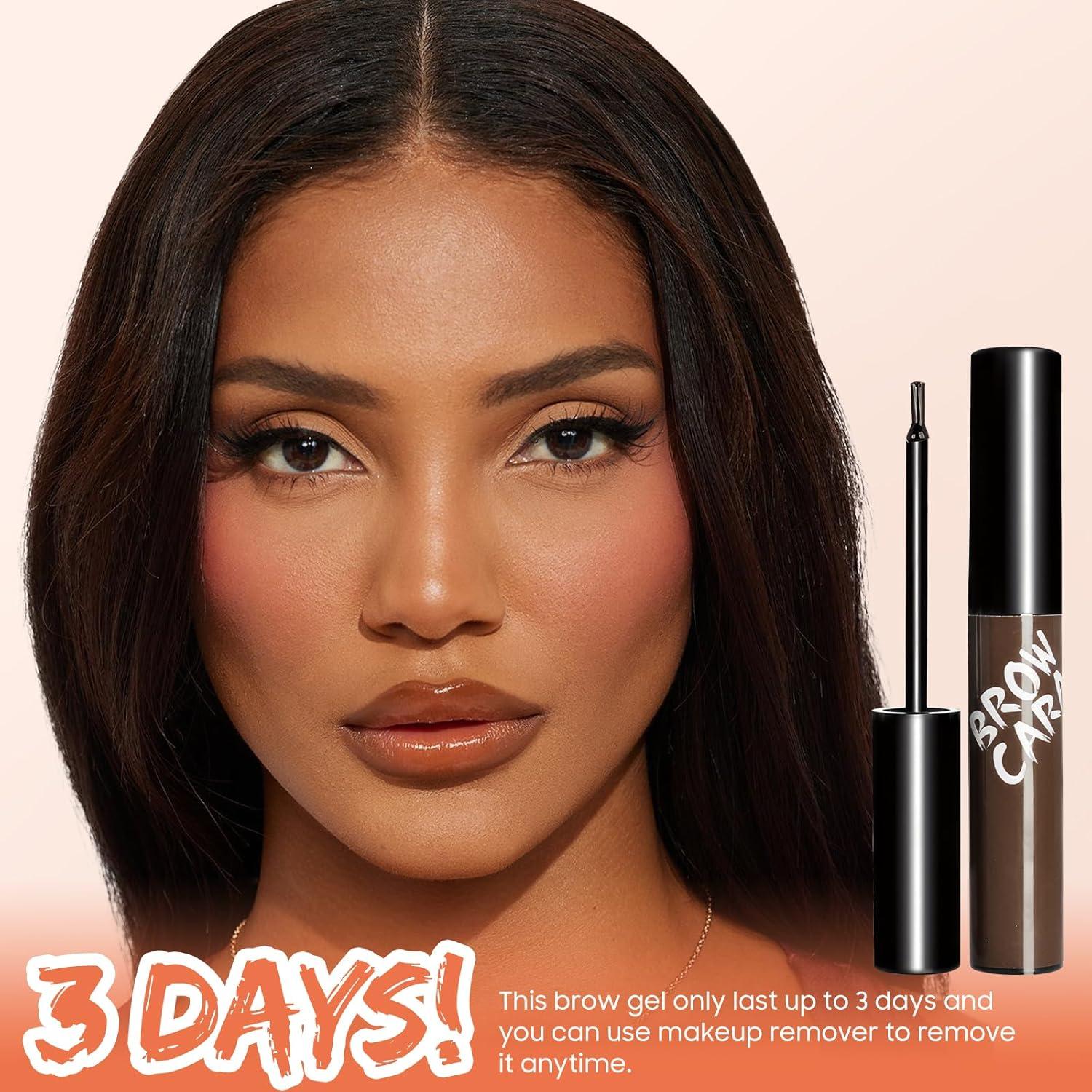 Gel Tinte para Cejas Peel Off Anguishil - Marrón Oscuro