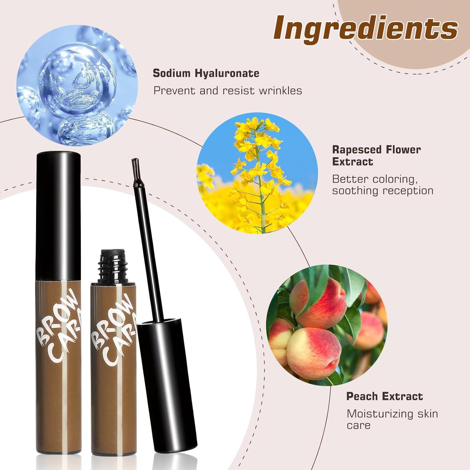 Gel Tinte para Cejas Peel Off Anguishil - Marrón Oscuro