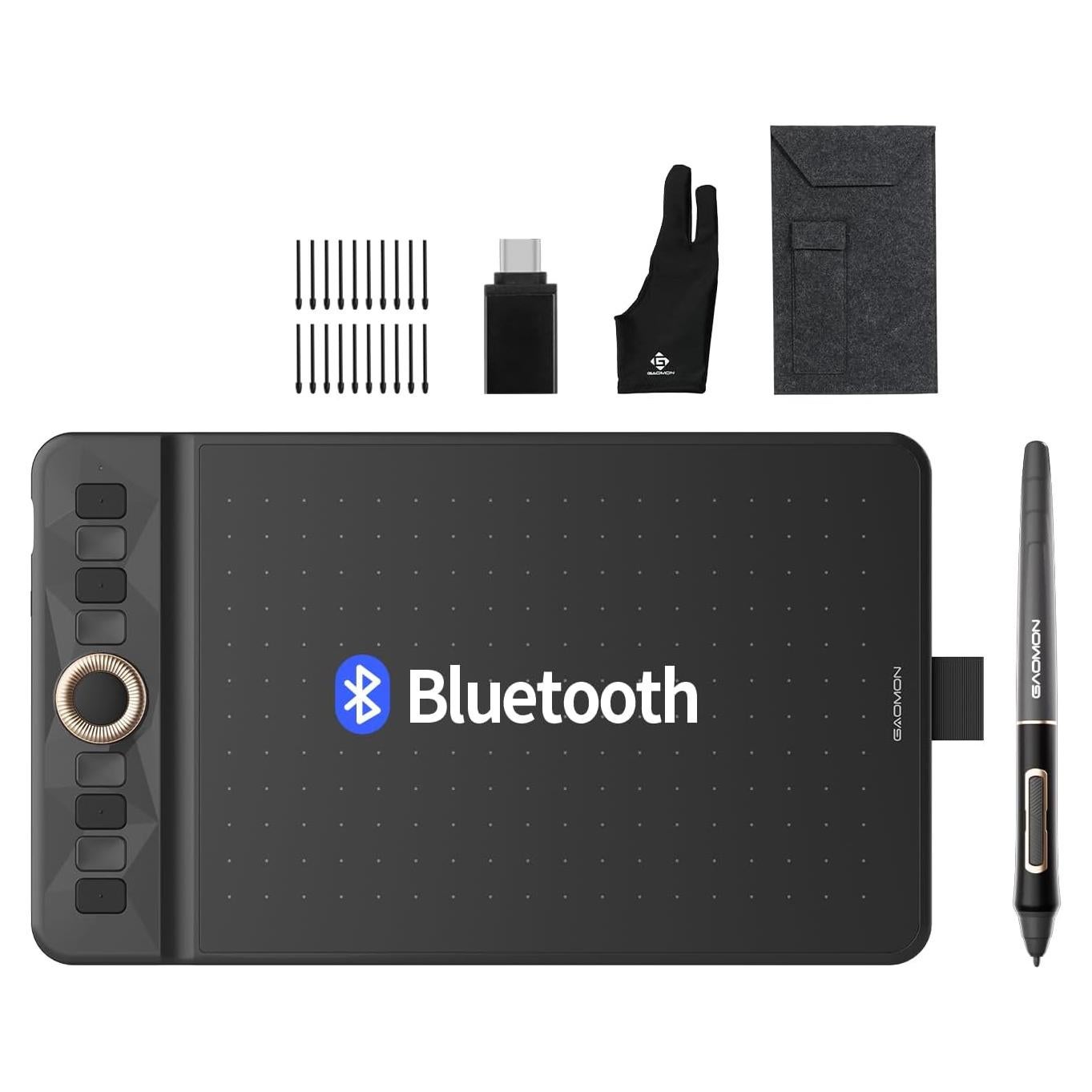 Tableta de Dibujo GAOMON WH851 20,3 x 12,7 cm Bluetooth