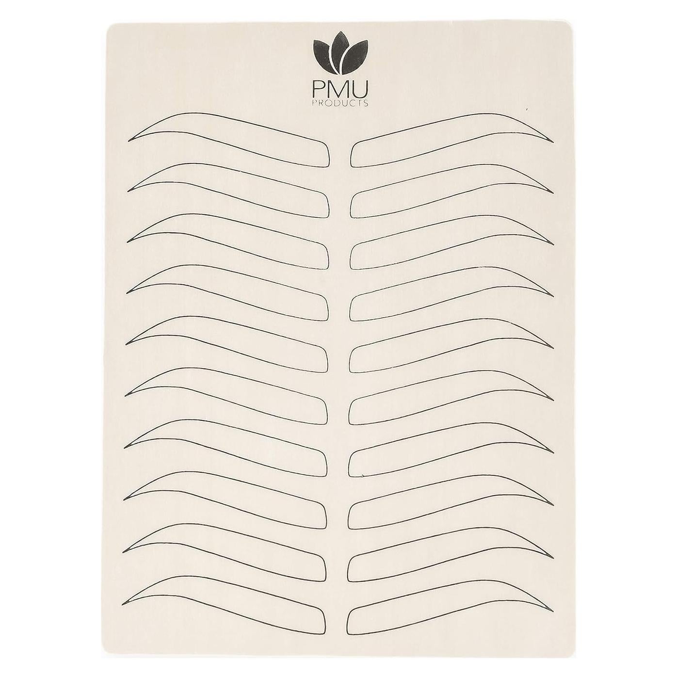 Piel de práctica microblading Genetek 5 unidades doble cara