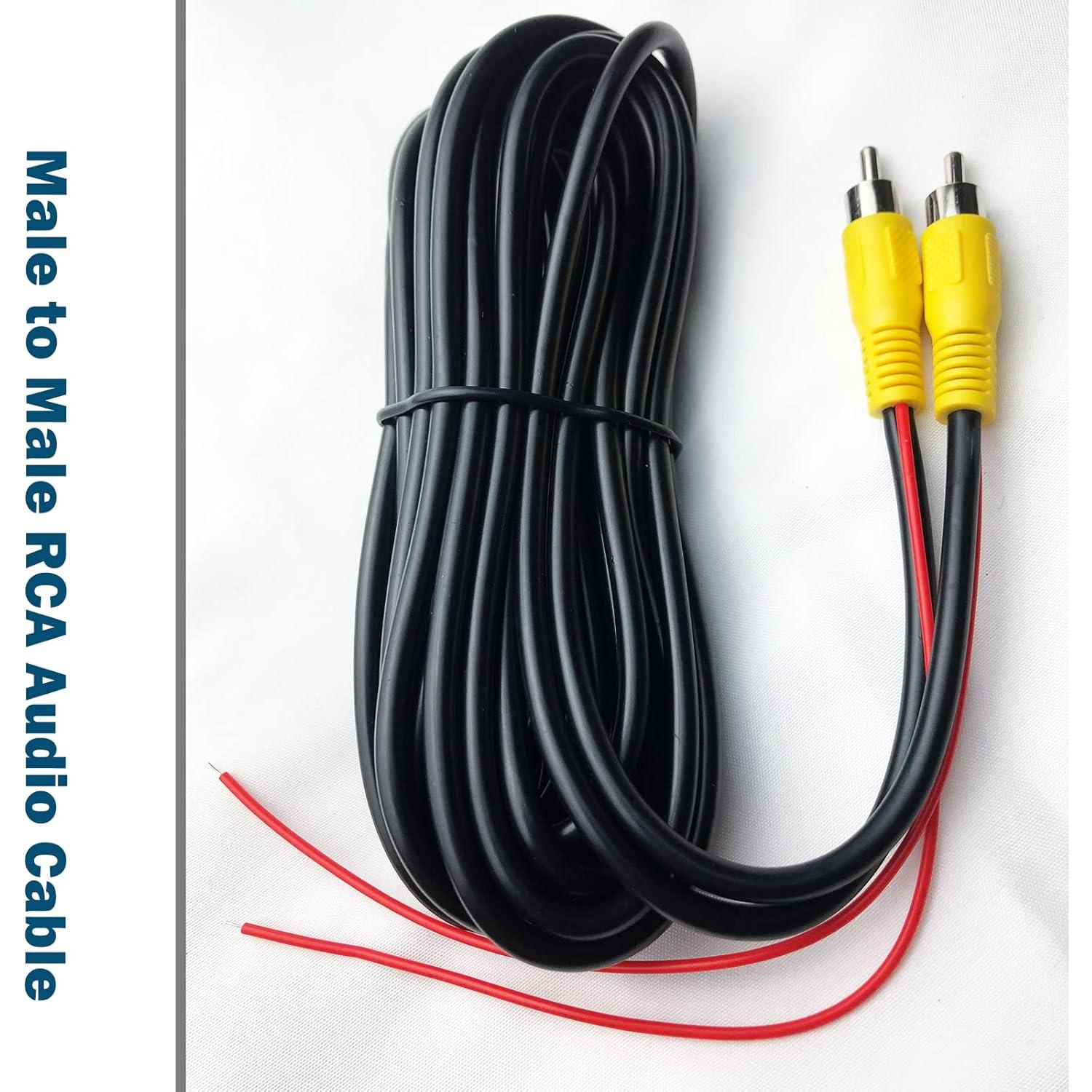 Cable de Video RCA Engrosado 6m Collyon para Cámara de Respaldo