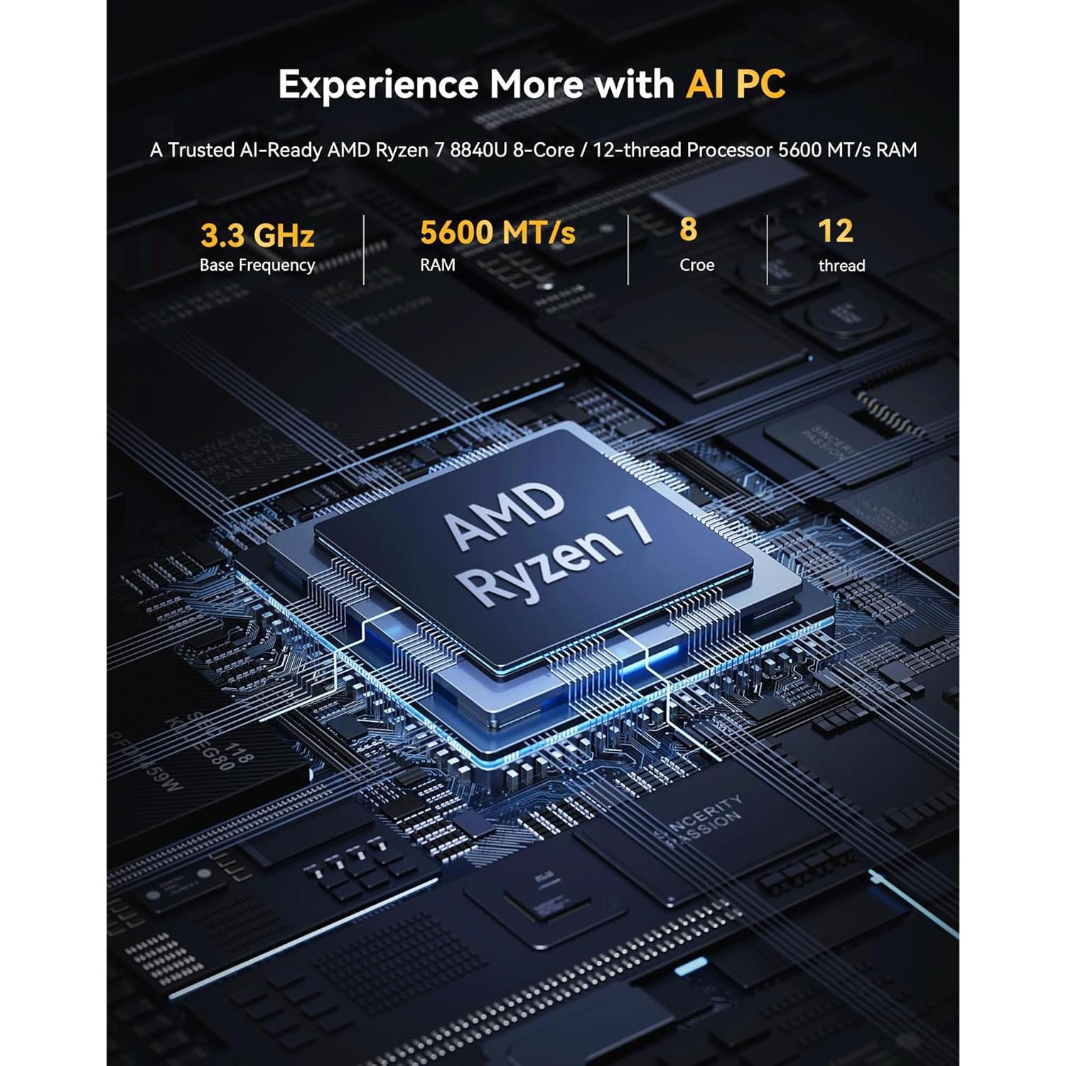 Laptop Dell Inspiron 16" Táctil AMD Ryzen 7 64GB 2TB SSD