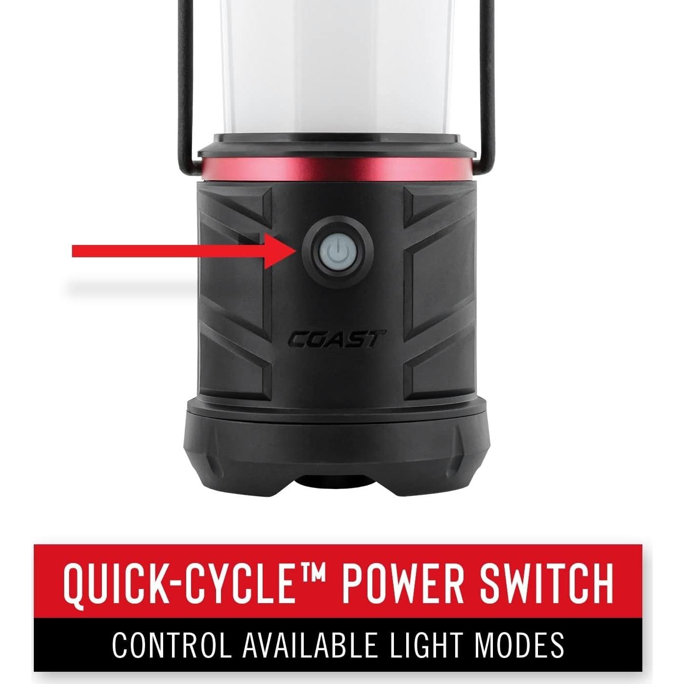 Linterna de Emergencia COAST EAL22 1250 Lúmenes LED Doble Color