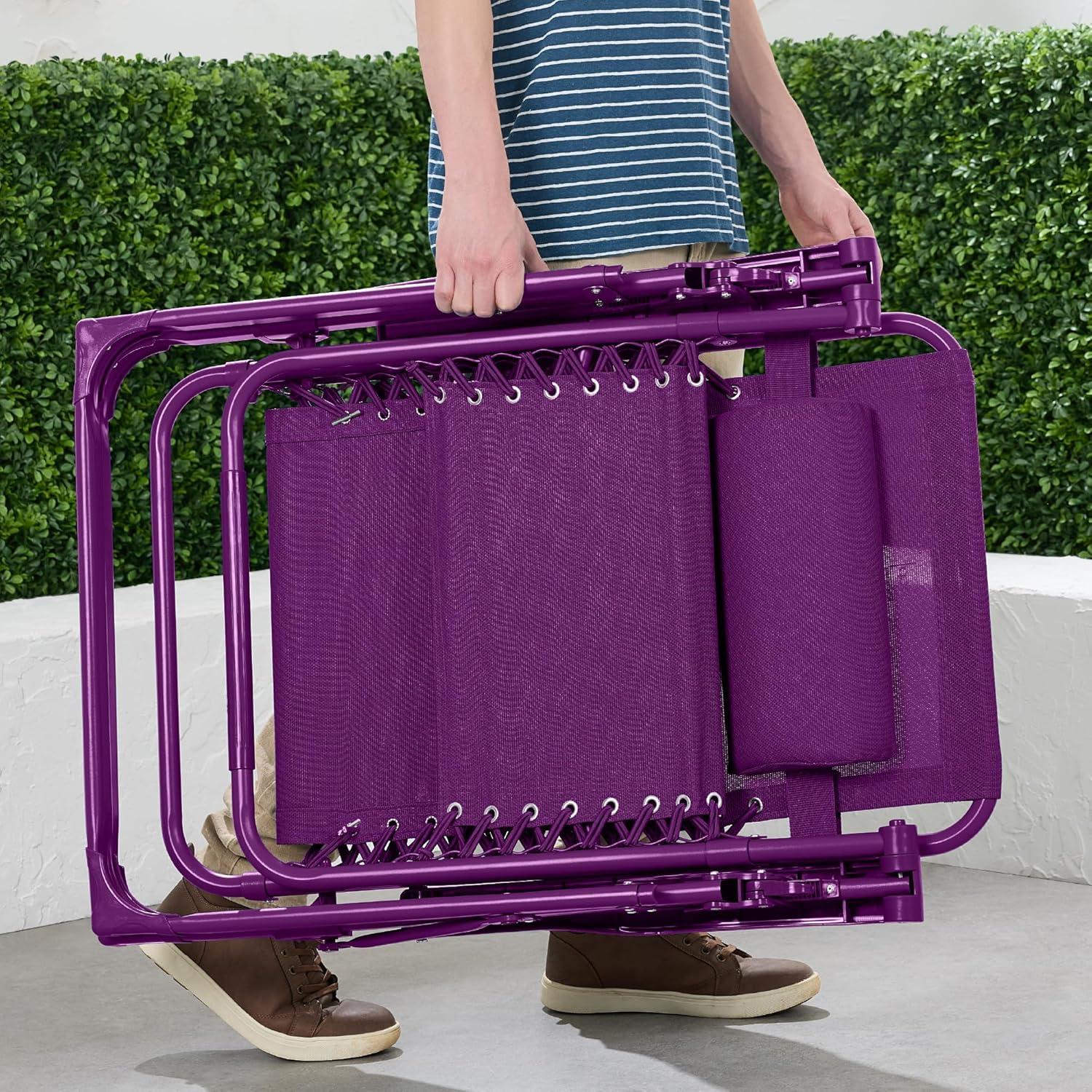 Silla Reclinable de Patio Plegable Mejor Opción Amatista