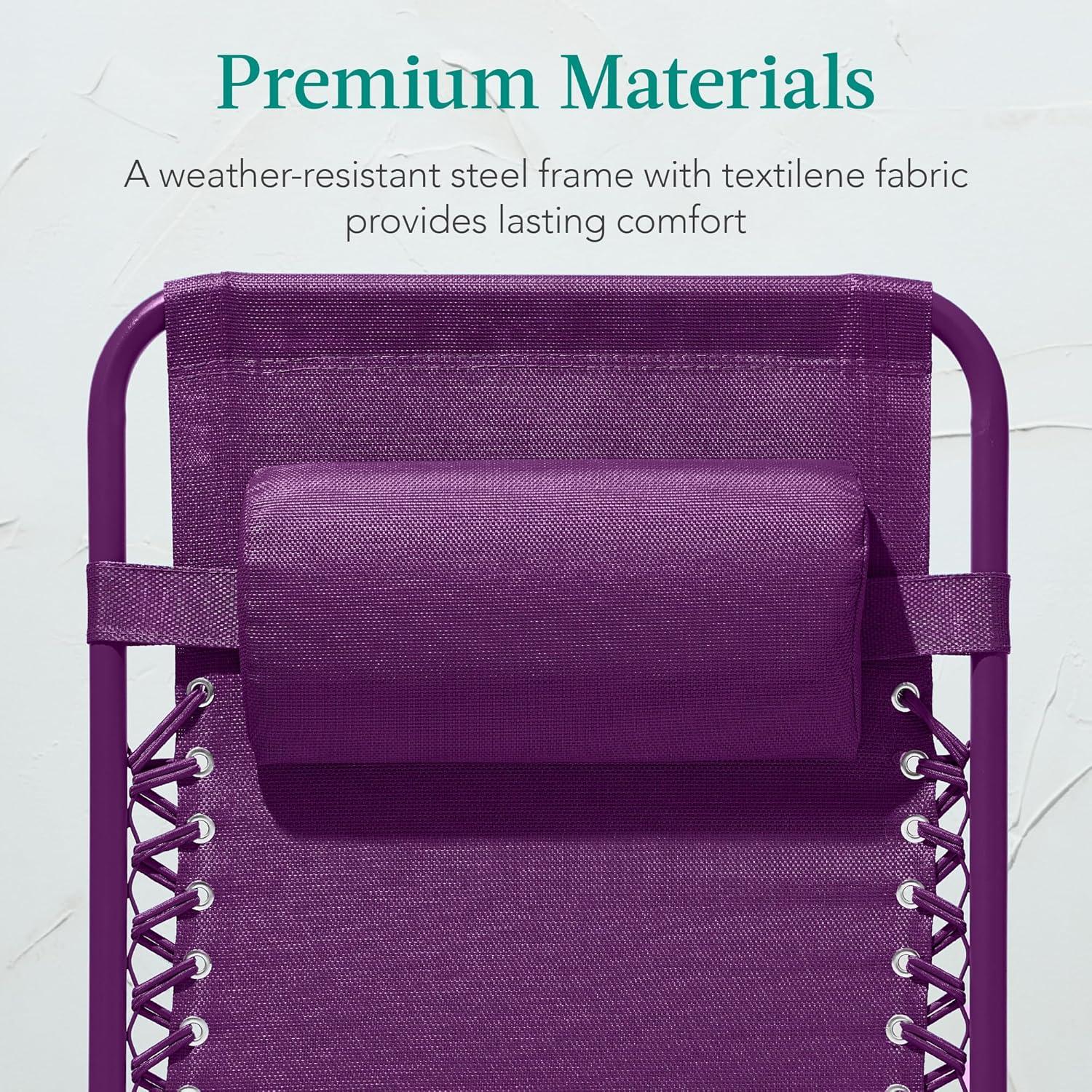 Silla Reclinable de Patio Plegable Mejor Opción Amatista