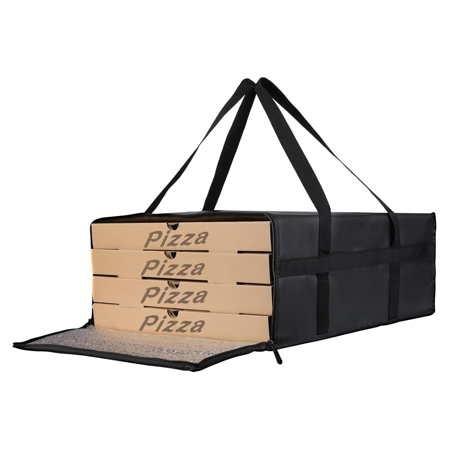 Bolsa de Entrega de Pizza Aislada Bodaon 50.8x50.8x20.3cm Negra