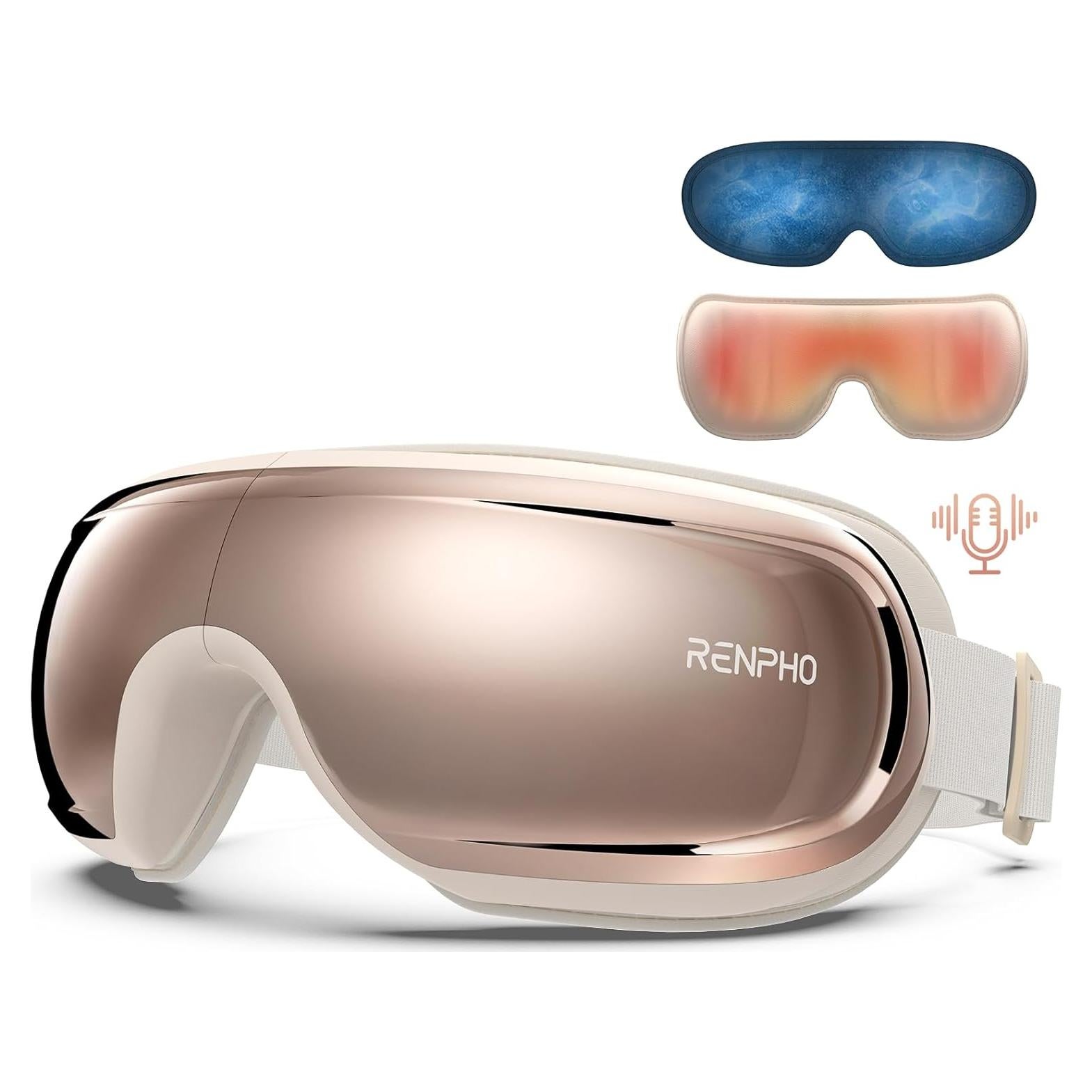 Masajeador de Ojos RENPHO Eyeris 3 Rosé con Calor y Enfriamiento