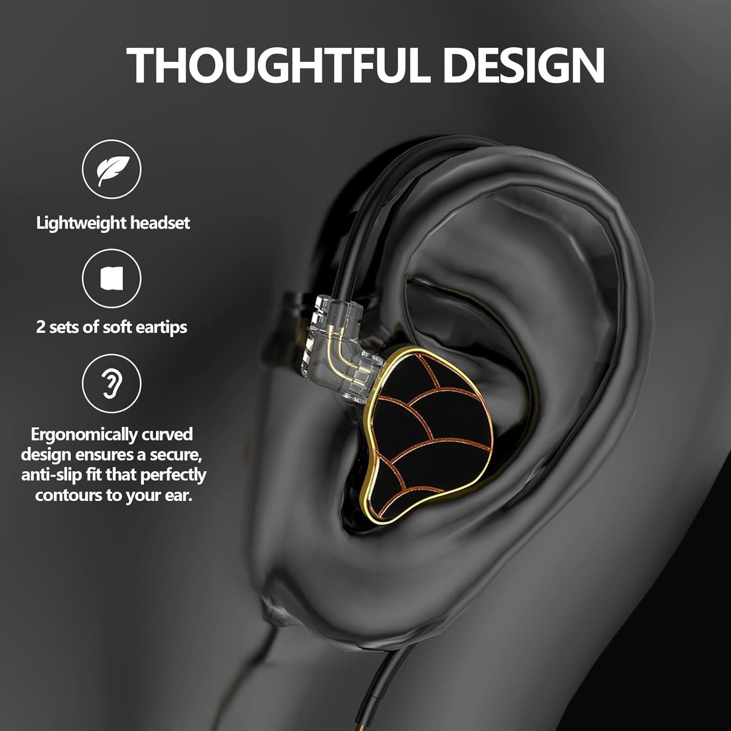 Auriculares In Ear Jooy Paii Odio H818 HiFi con Micrófono