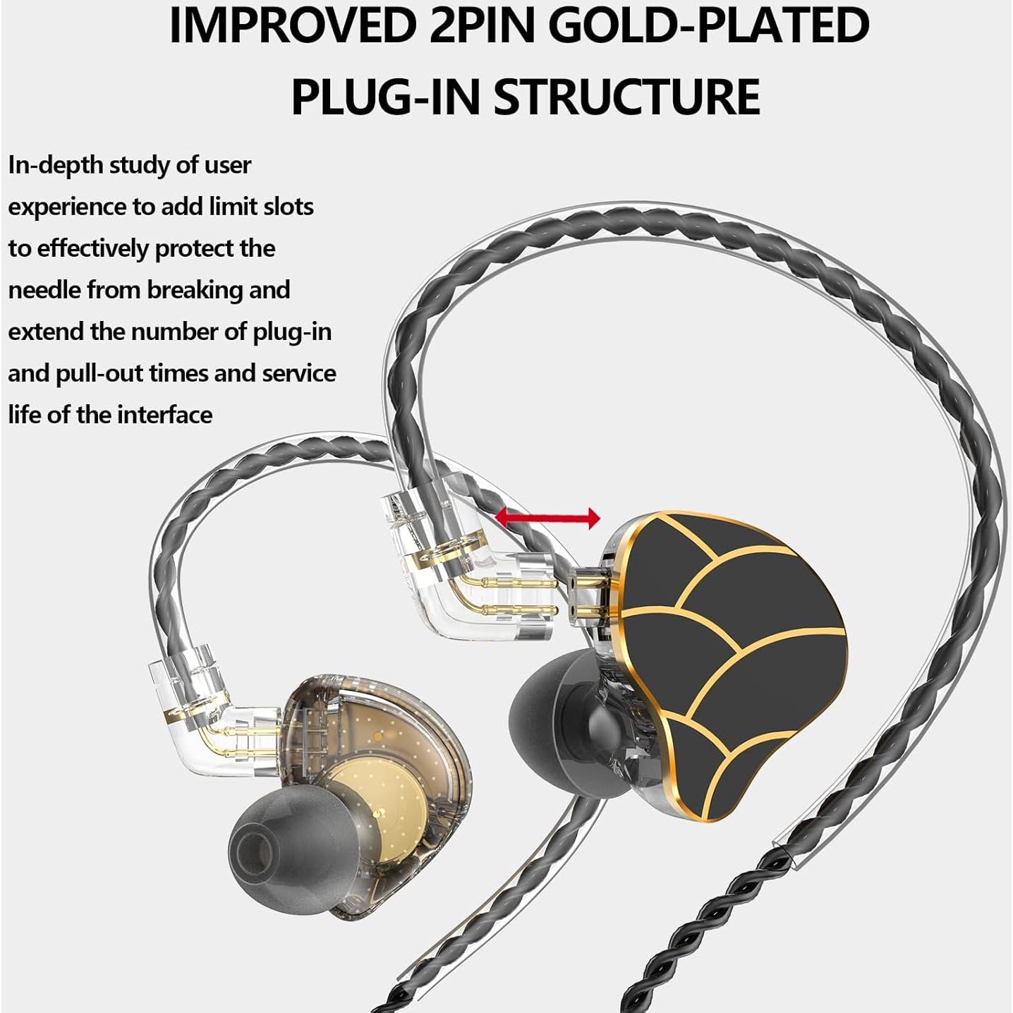 Auriculares In Ear Jooy Paii Odio H818 HiFi con Micrófono