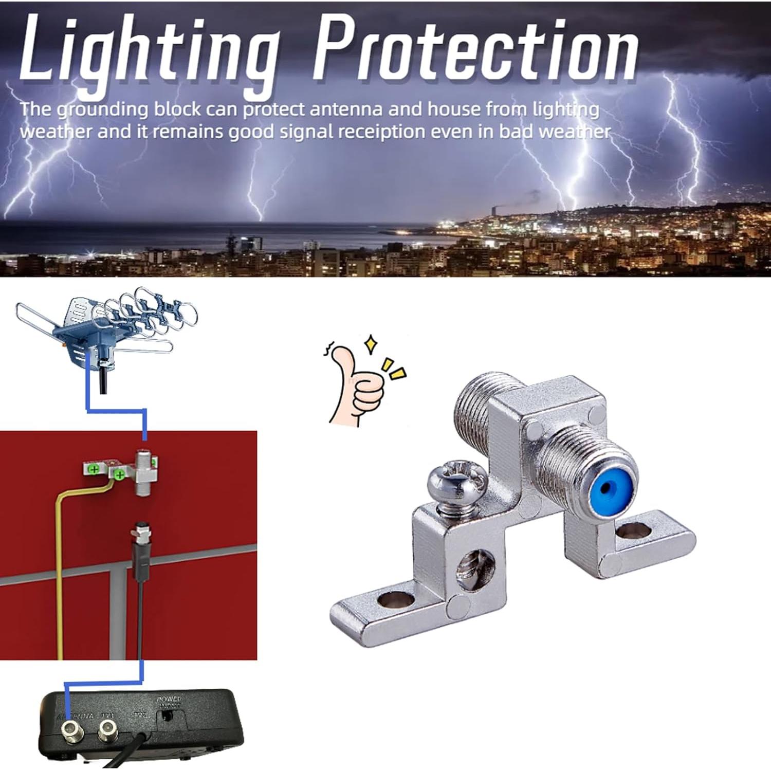 Antena de TV Exterior Amplificada Genérico BG2608 4K 1080P