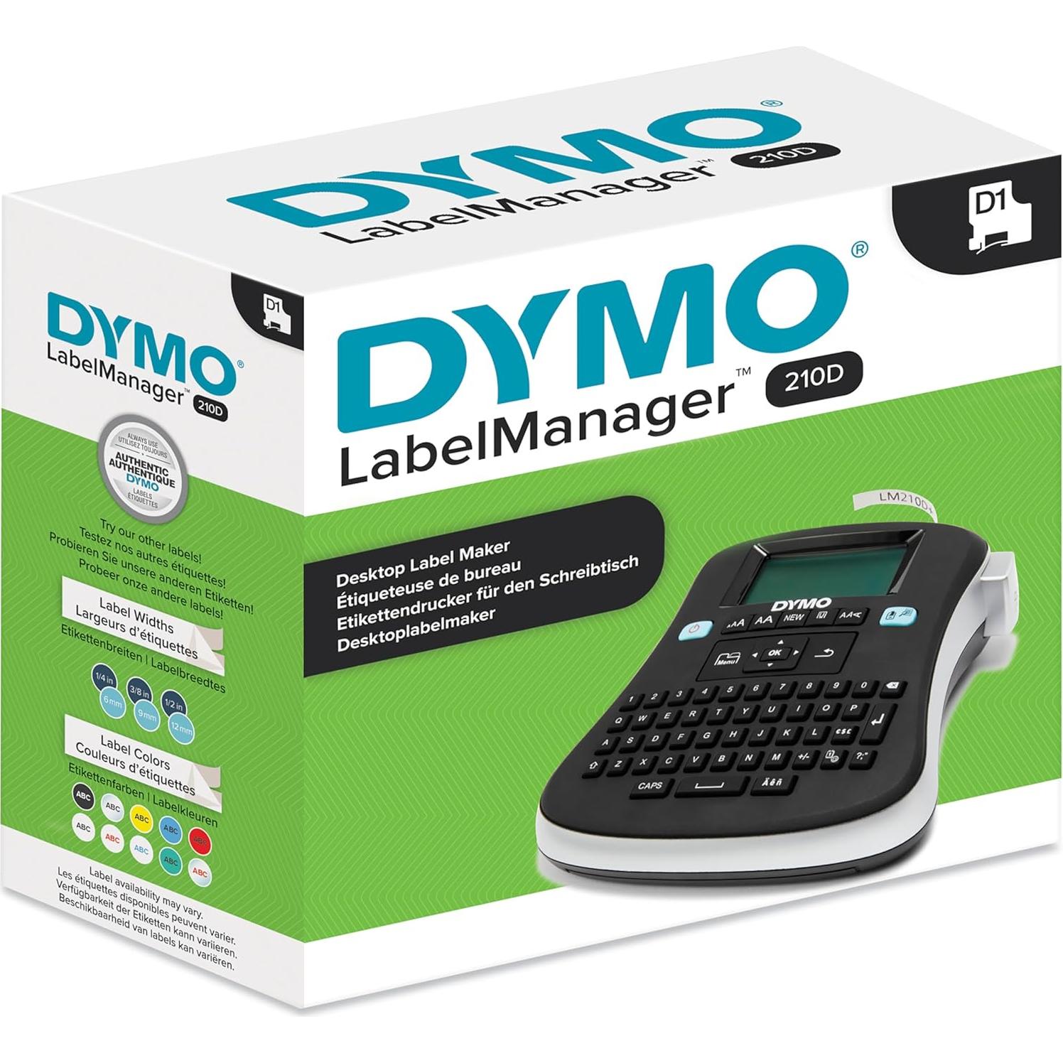 Etiquetadora Portátil DYMO LabelManager 210D - Paquete de 6