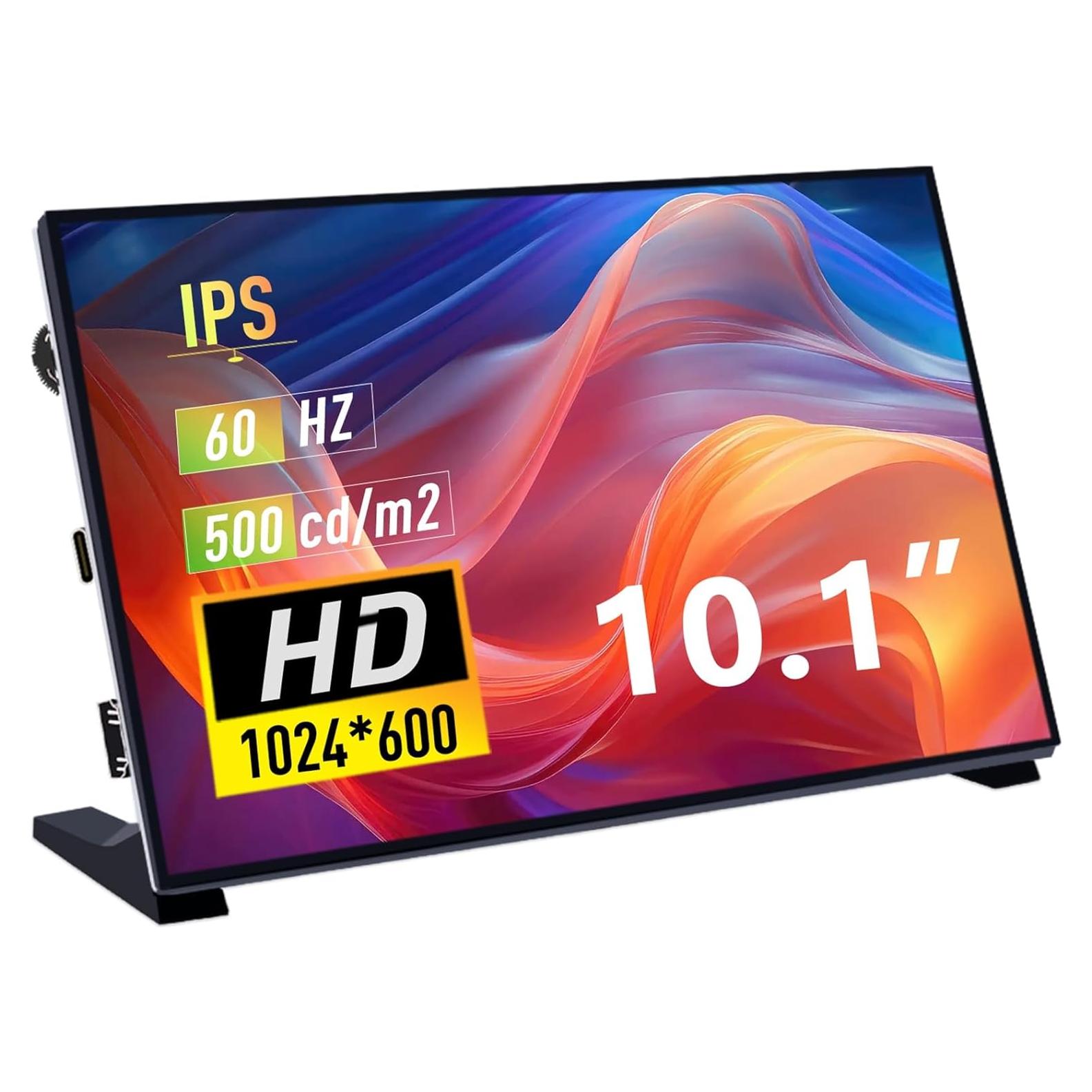 Pantalla LCD GeeekPi 10.1" IPS 1024x600 para Raspberry Pi