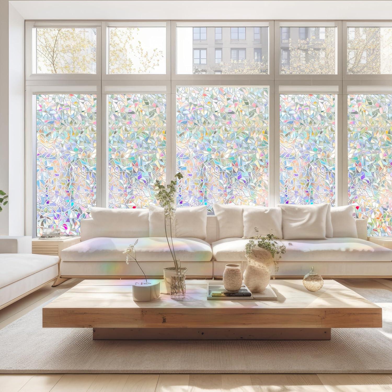 Película de Ventana Privada Divertida 3D UV 30x200 cm