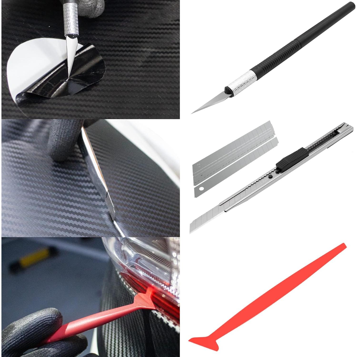 Kit de Herramientas para Envoltura de Vinilo Spanno 10 Piezas