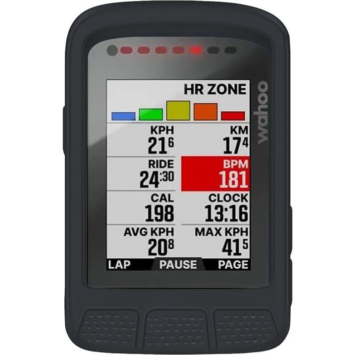 Funda de Silicona Voikoli para Wahoo ELEMNT ROAM V2 - Negro