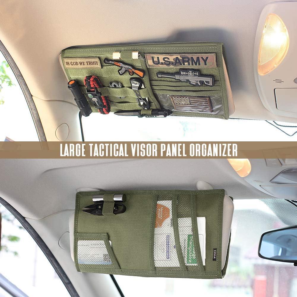 Organizador de Visera WYNEX Molle para Pickup F150 - Verde Militar