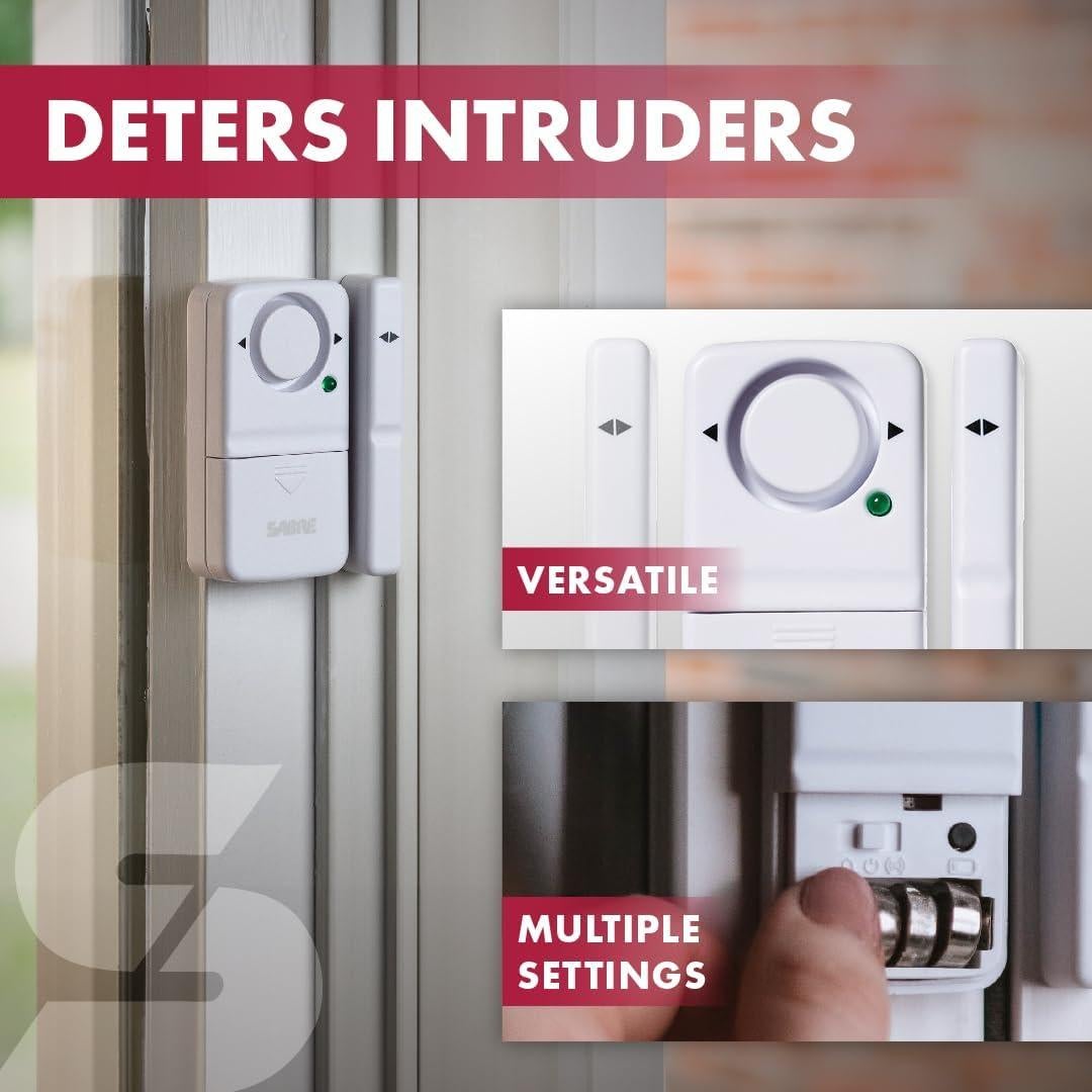 Alarma Inalámbrica de Puerta y Ventana SABRE 120 dB 2-Pack