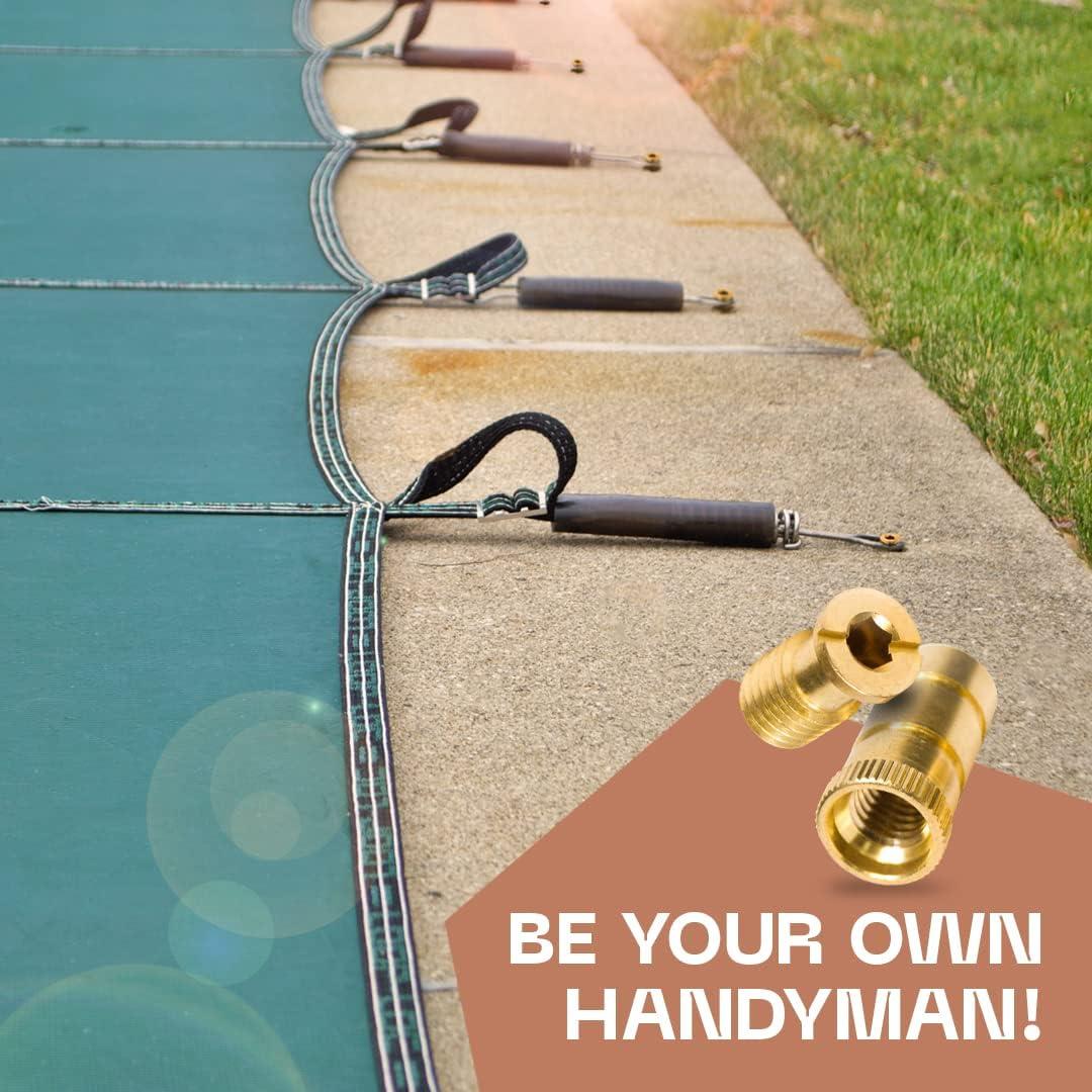 Anclajes para Cubiertas de Piscina Silginnes - 10 Paquete Universal