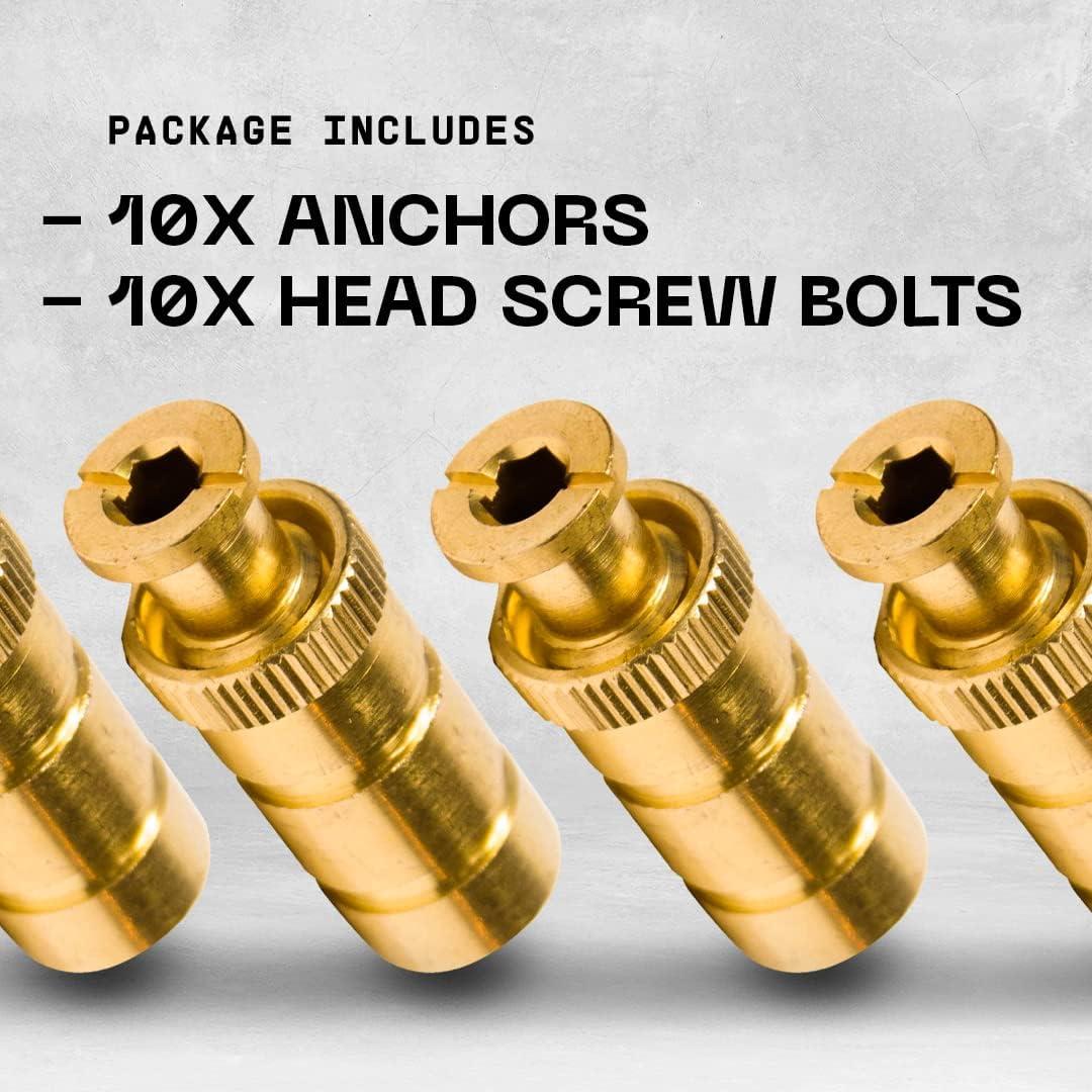 Anclajes para Cubiertas de Piscina Silginnes - 10 Paquete Universal