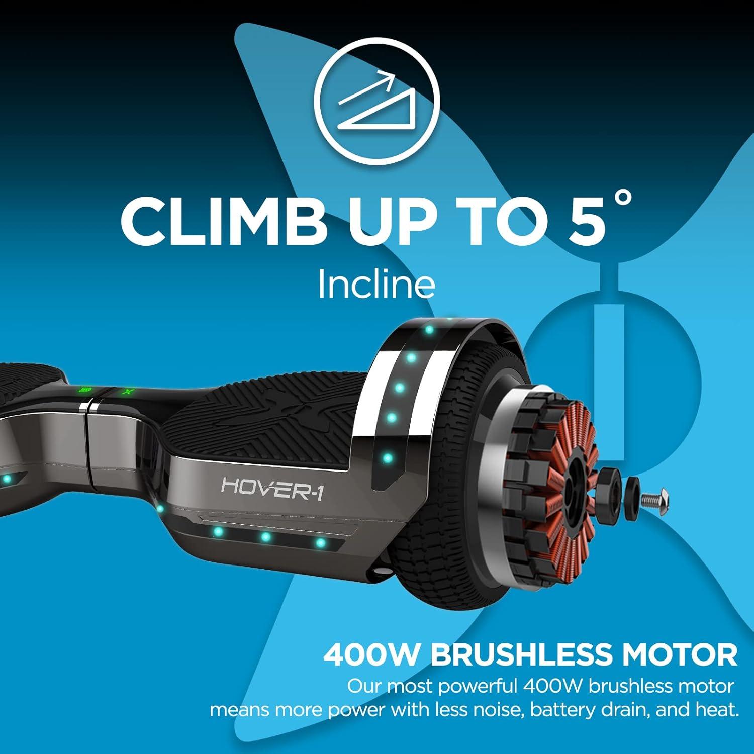 Scooter Eléctrico Autobalanceado Hover-1 Chrome 2.0 9.7 km/h