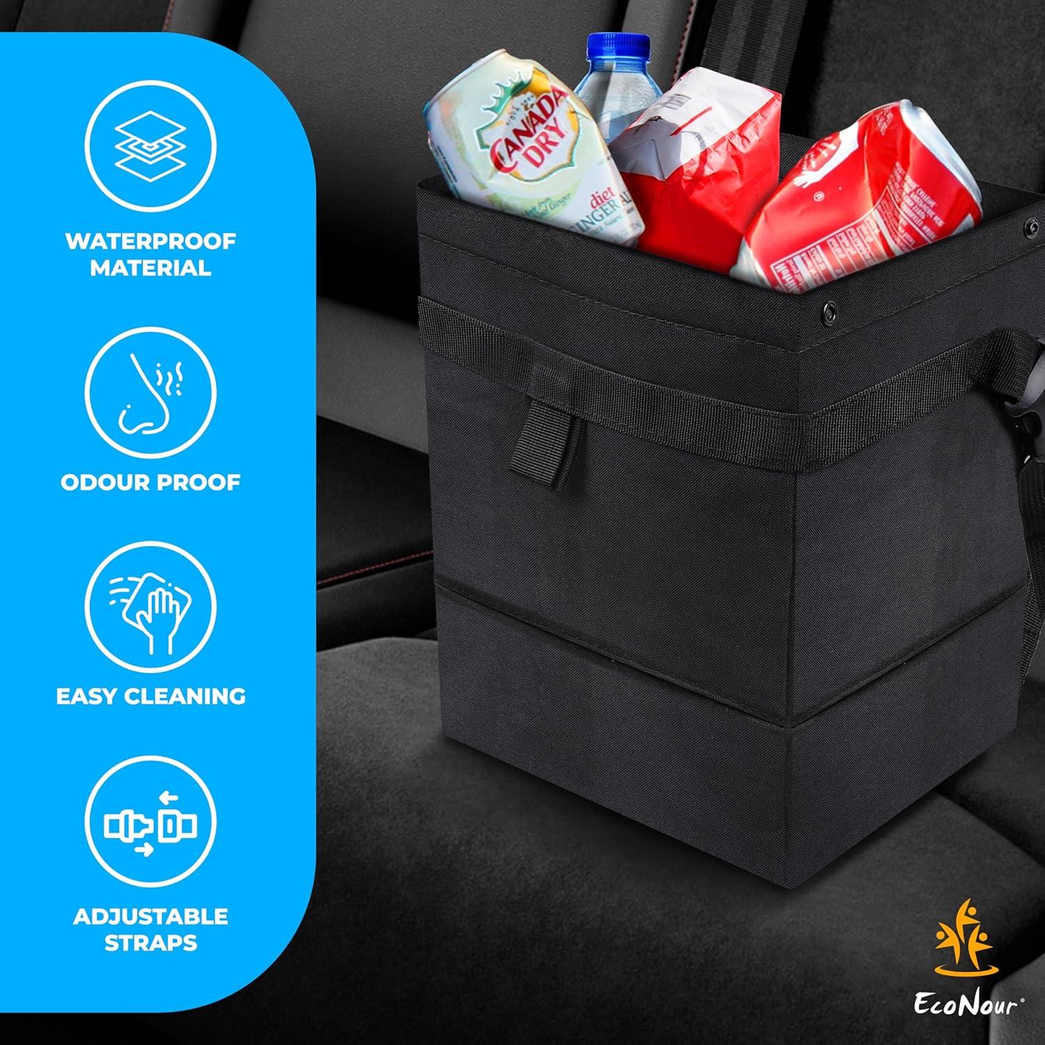 Bolsa de Basura para Auto EcoNour 21.8x23.5cm Impermeable