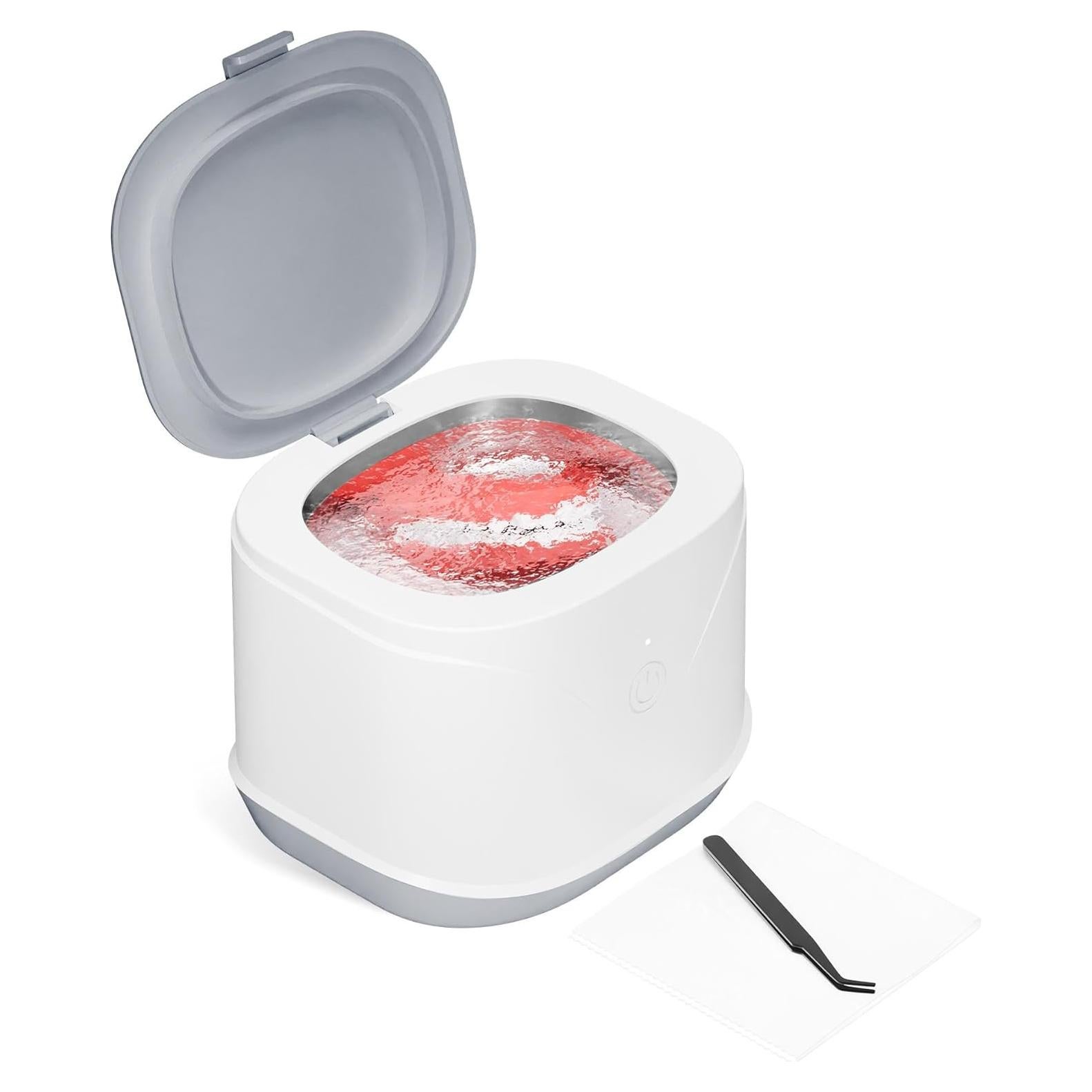 ROLWAY Limpiador Ultrasónico de Joyería 591ml 48kHz Negro