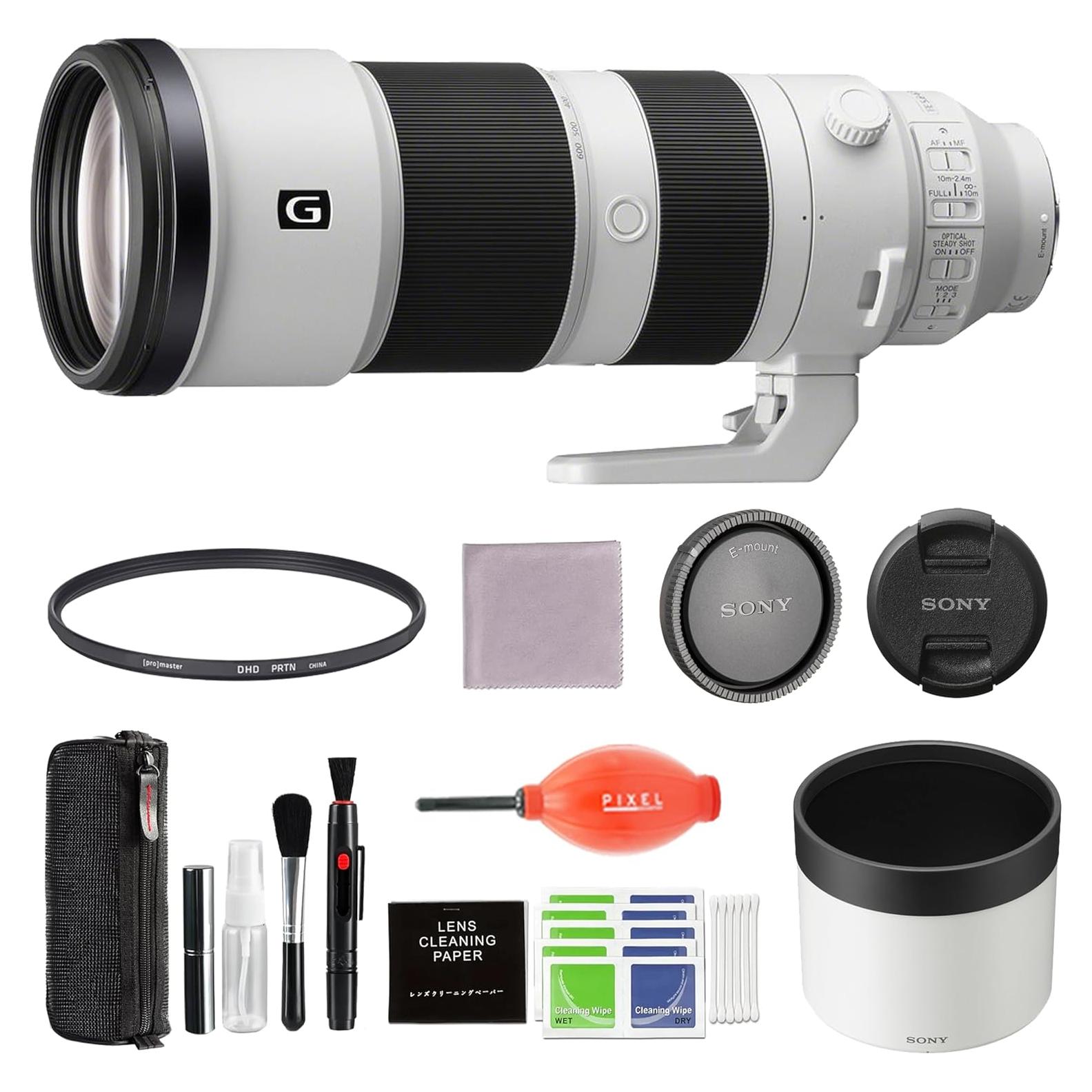 Lente Sony FE 200-600mm F5.6-6.3 G OSS + Filtro DHD 95mm