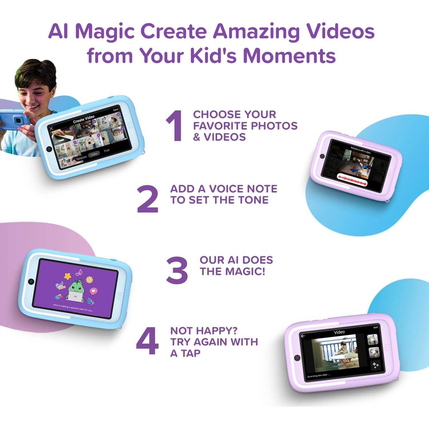 Cámara Digital para Niños myFirst 50 - 20MP, 1080P, Azul