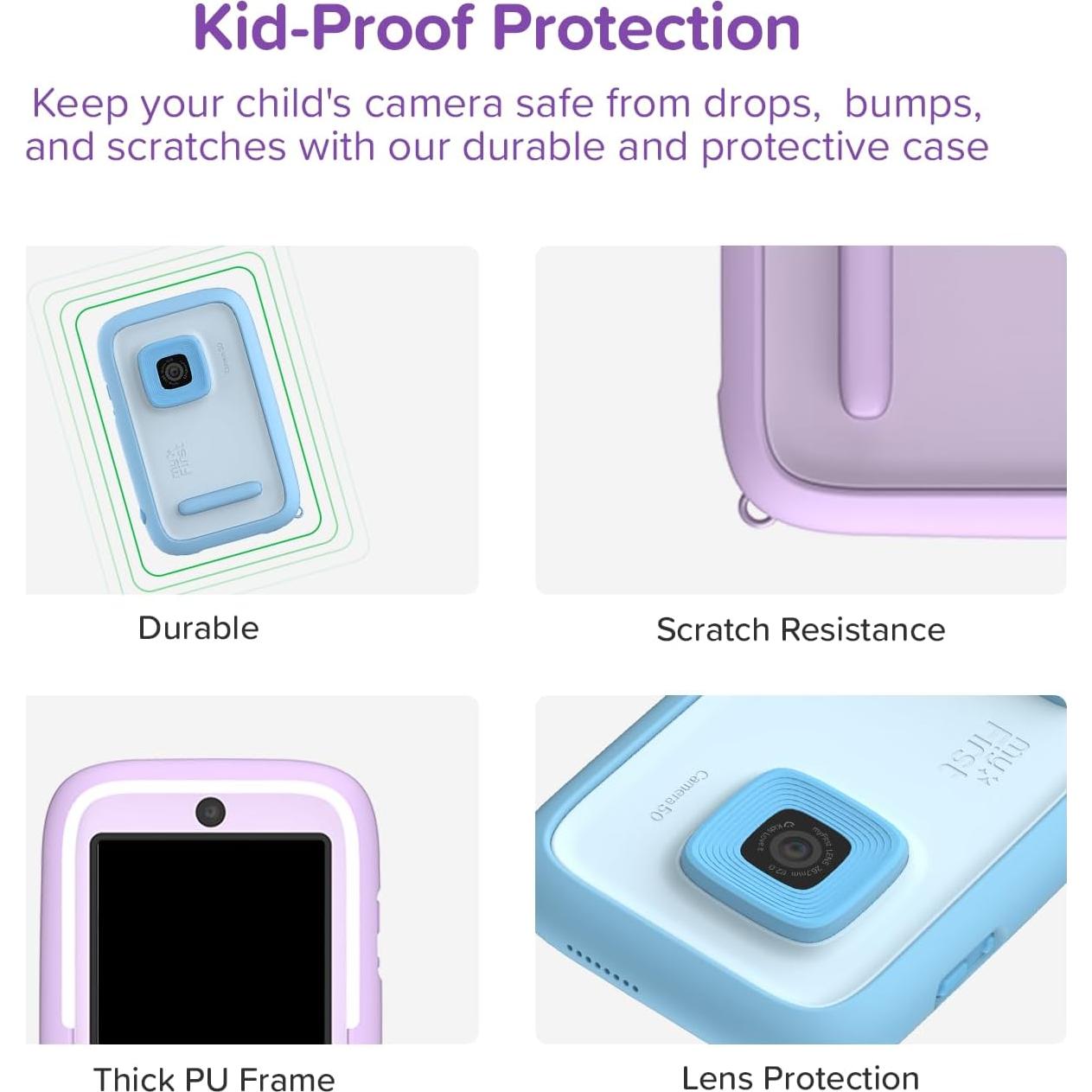 Cámara Digital para Niños myFirst 50 - 20MP, 1080P, Azul