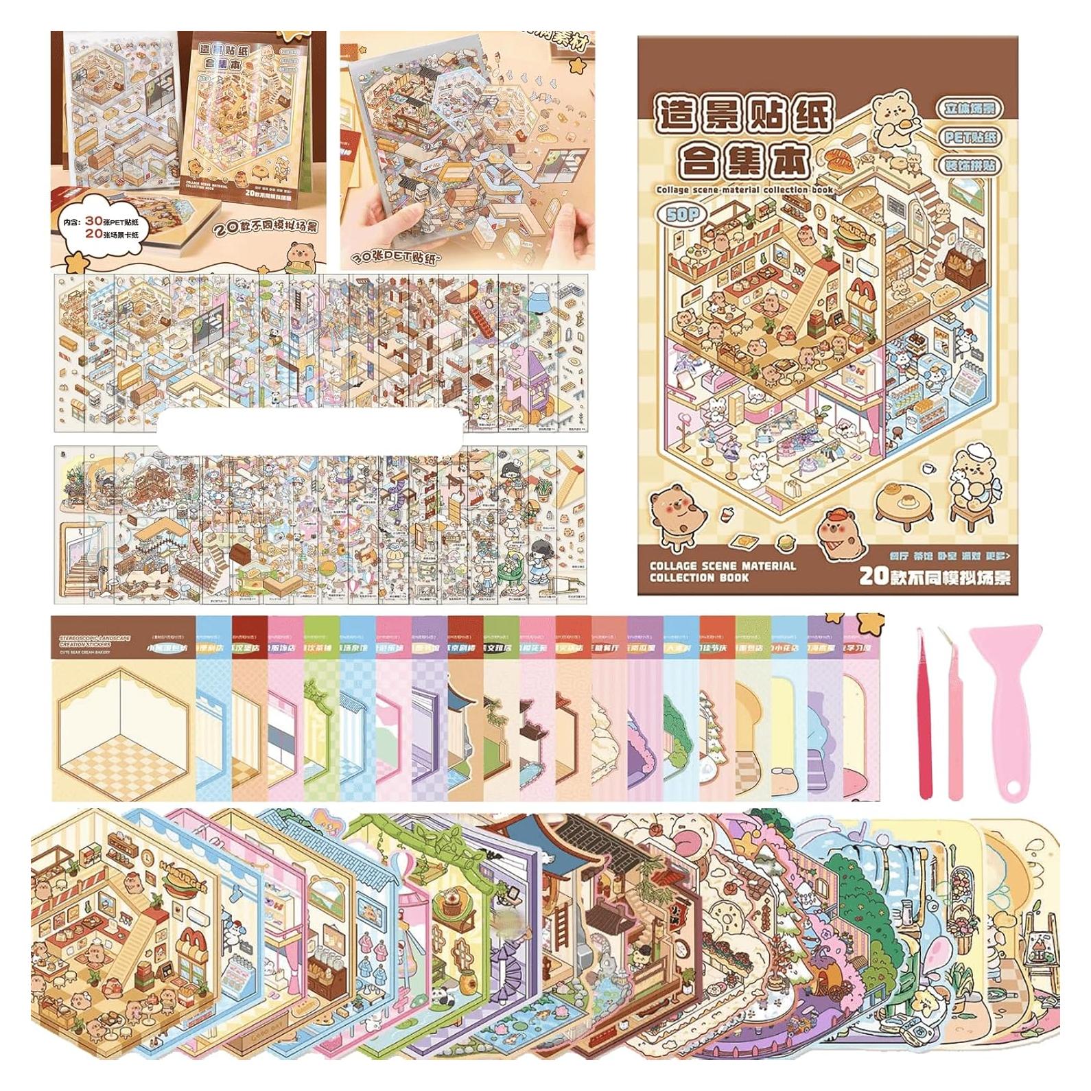 Set de Stickers 3D Terapéuticos TIYIMIYUXU - 20 Escenas