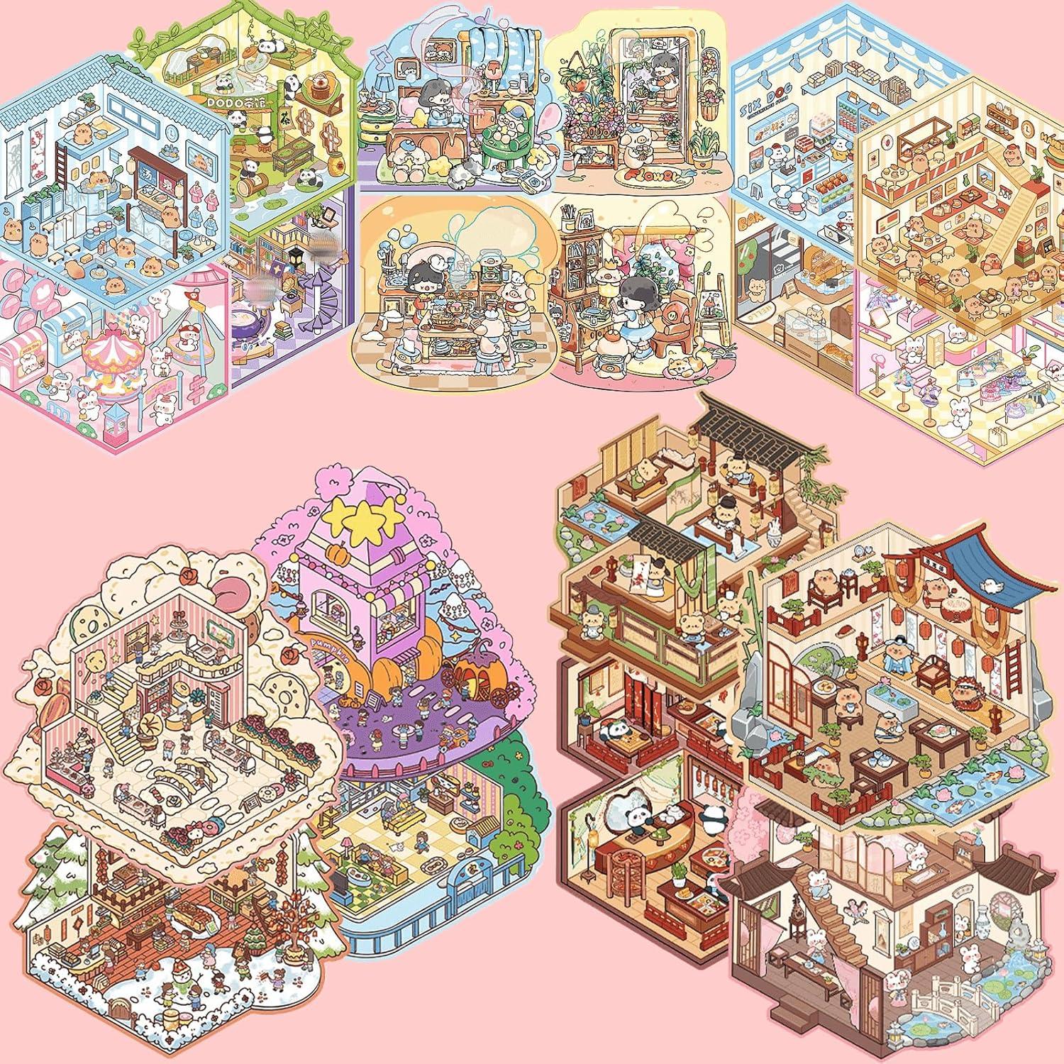 Set de Stickers 3D Terapéuticos TIYIMIYUXU - 20 Escenas