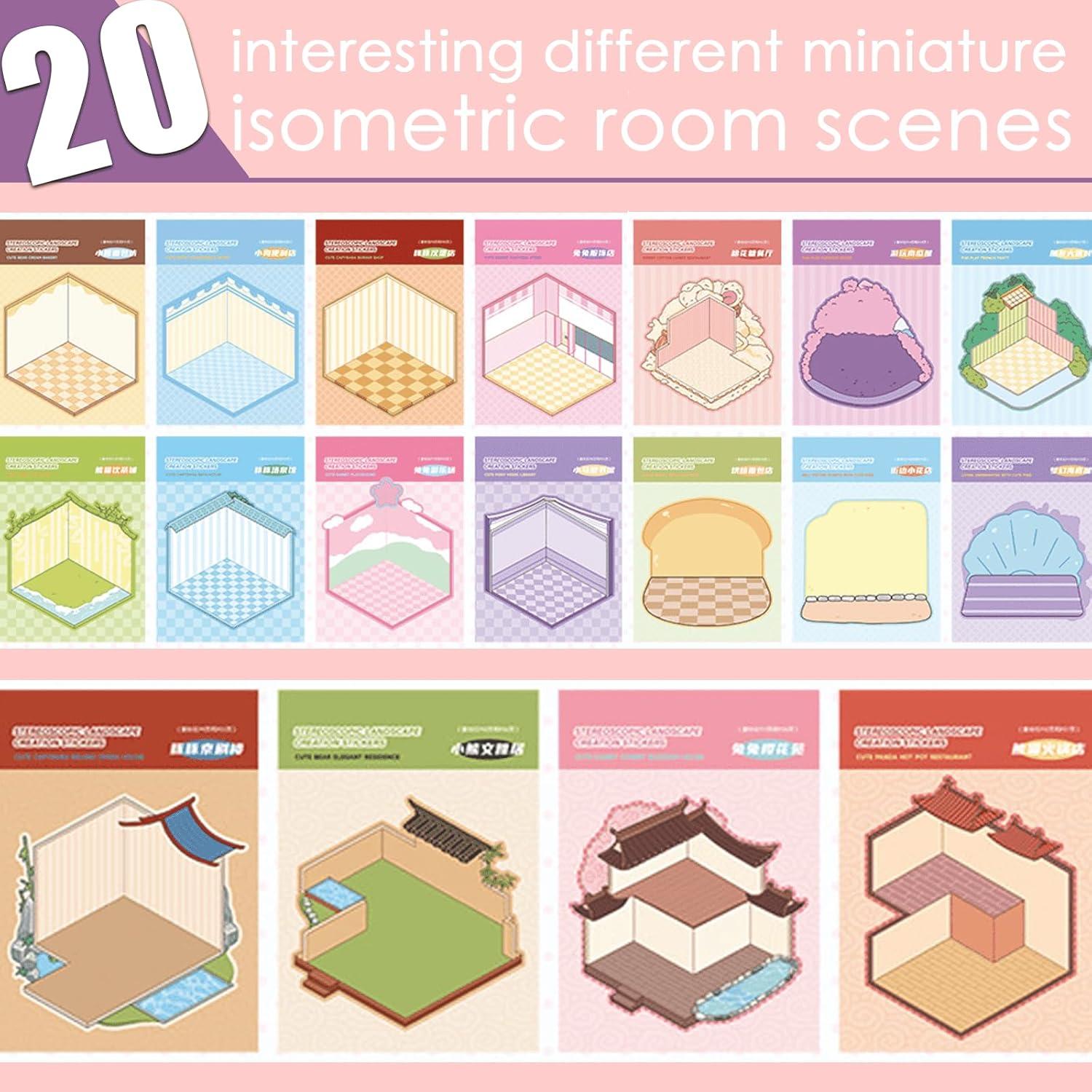 Set de Stickers 3D Terapéuticos TIYIMIYUXU - 20 Escenas