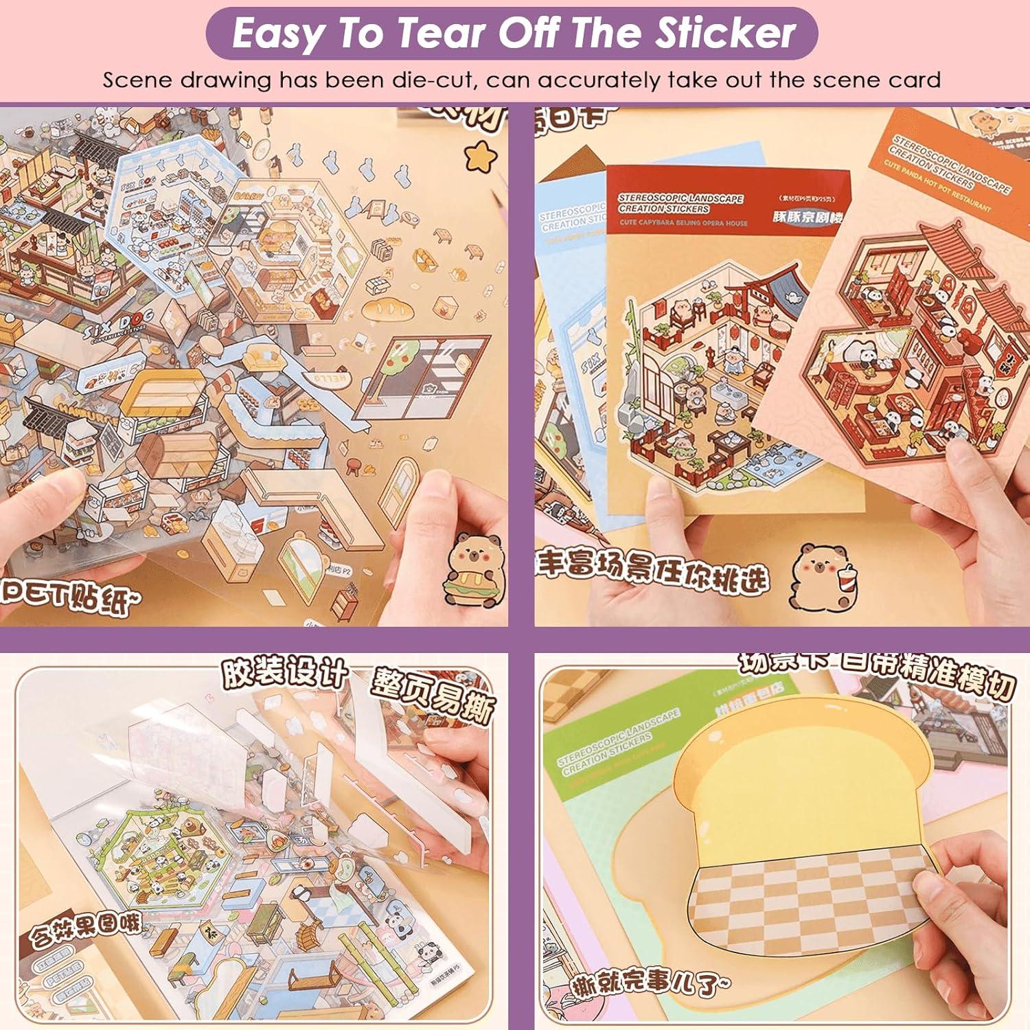 Set de Stickers 3D Terapéuticos TIYIMIYUXU - 20 Escenas