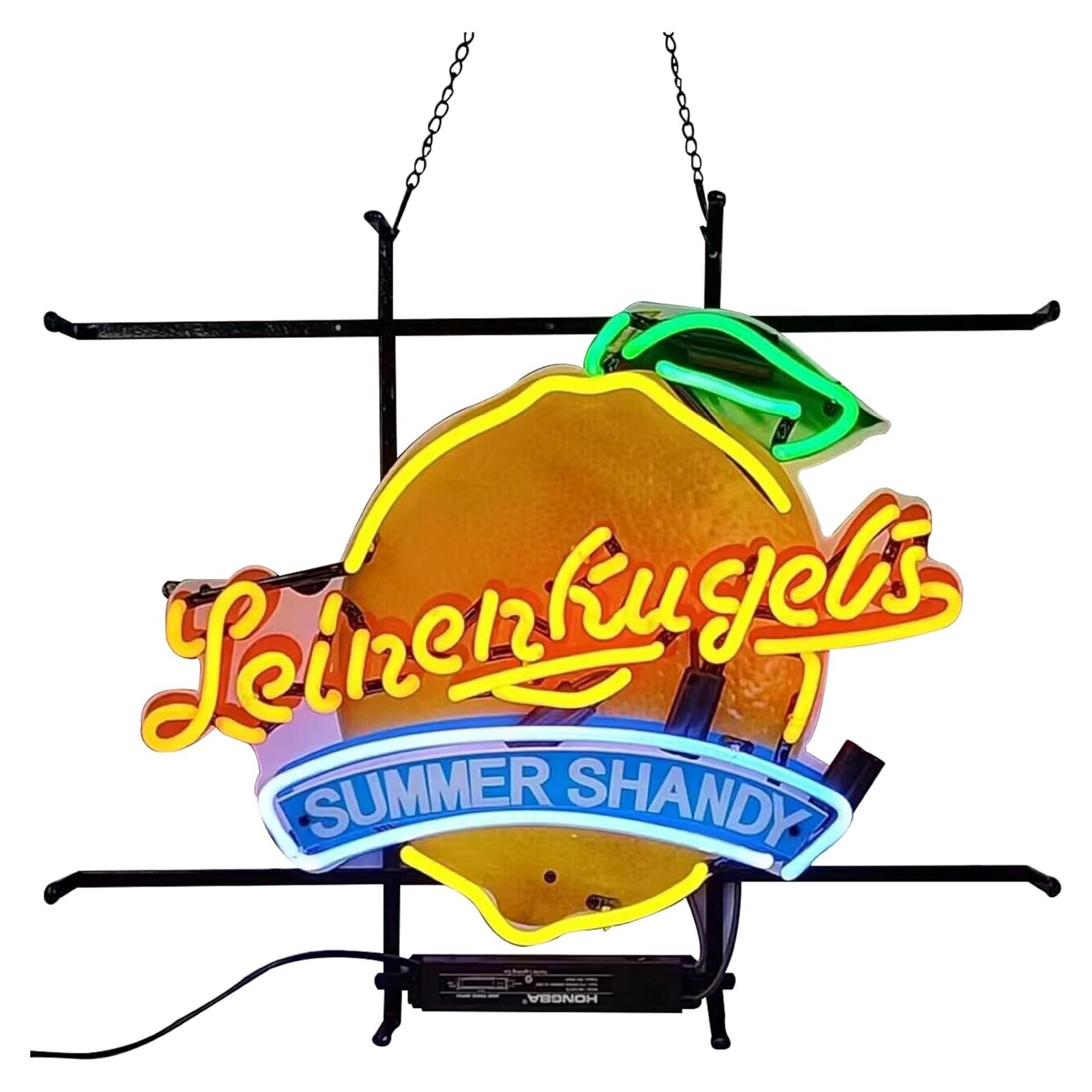 Cartel de Neón Leinenkugel's Wisconsin 20x24 Pared Pub