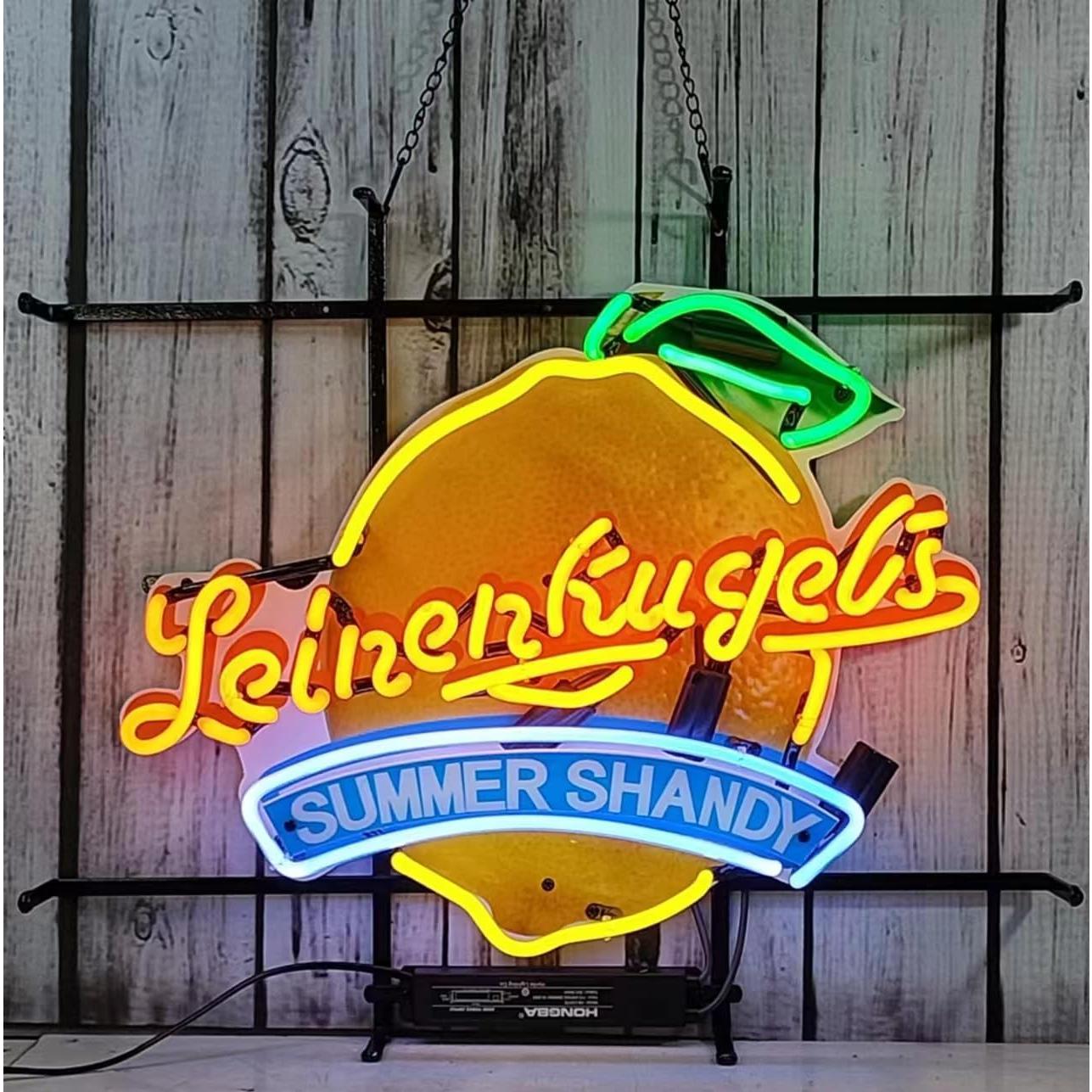 Cartel de Neón Leinenkugel's Wisconsin 20x24 Pared Pub