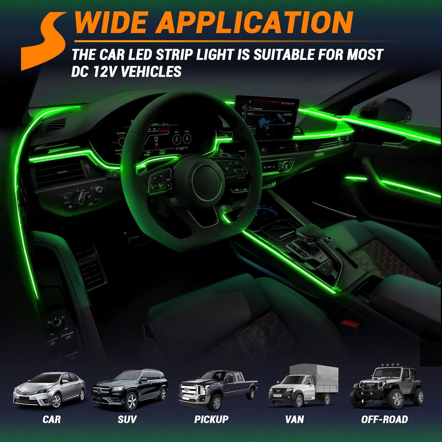 Luces LED de tira SS VISION 800 cm RGB con control APP y remoto