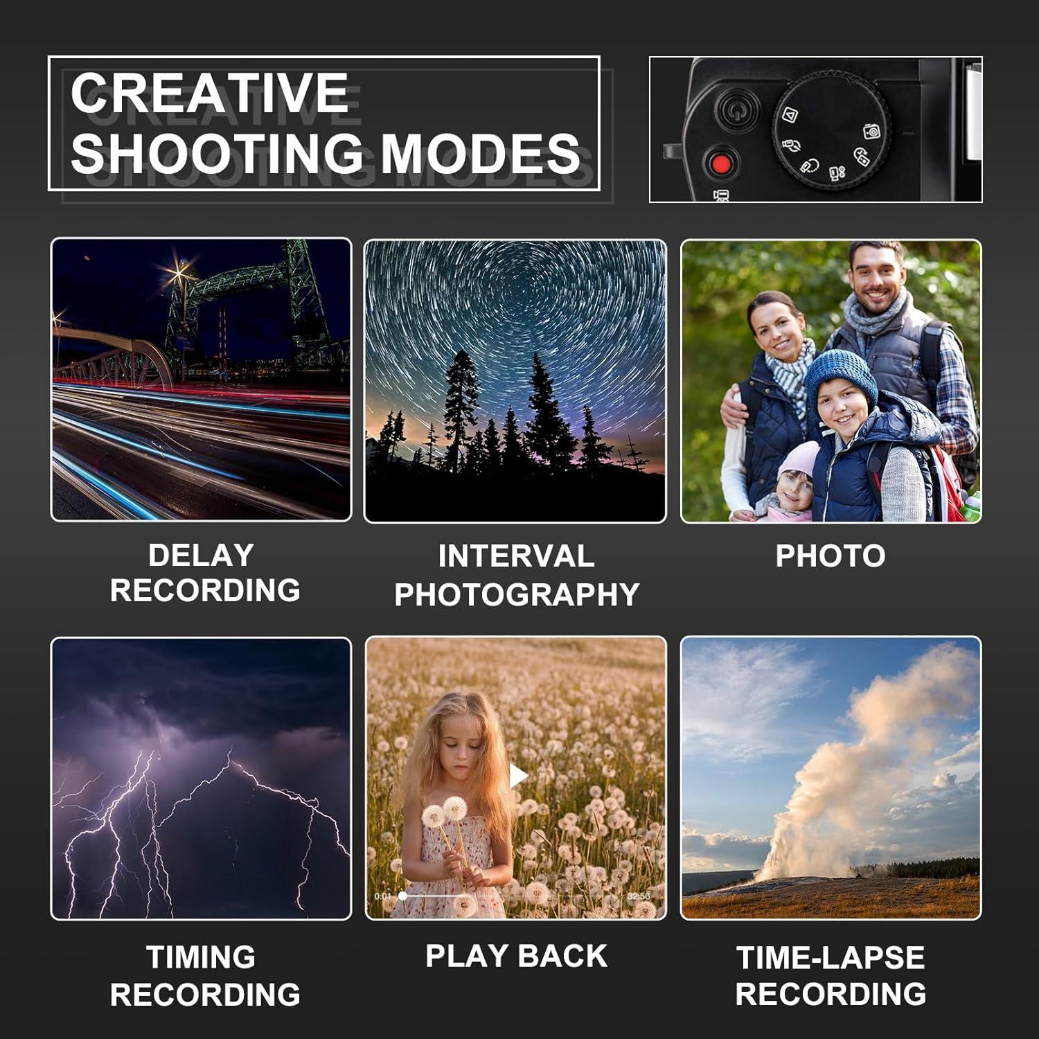 Cámara Digital 4K G-Anica S100 48MP WiFi Autofocus Compacta