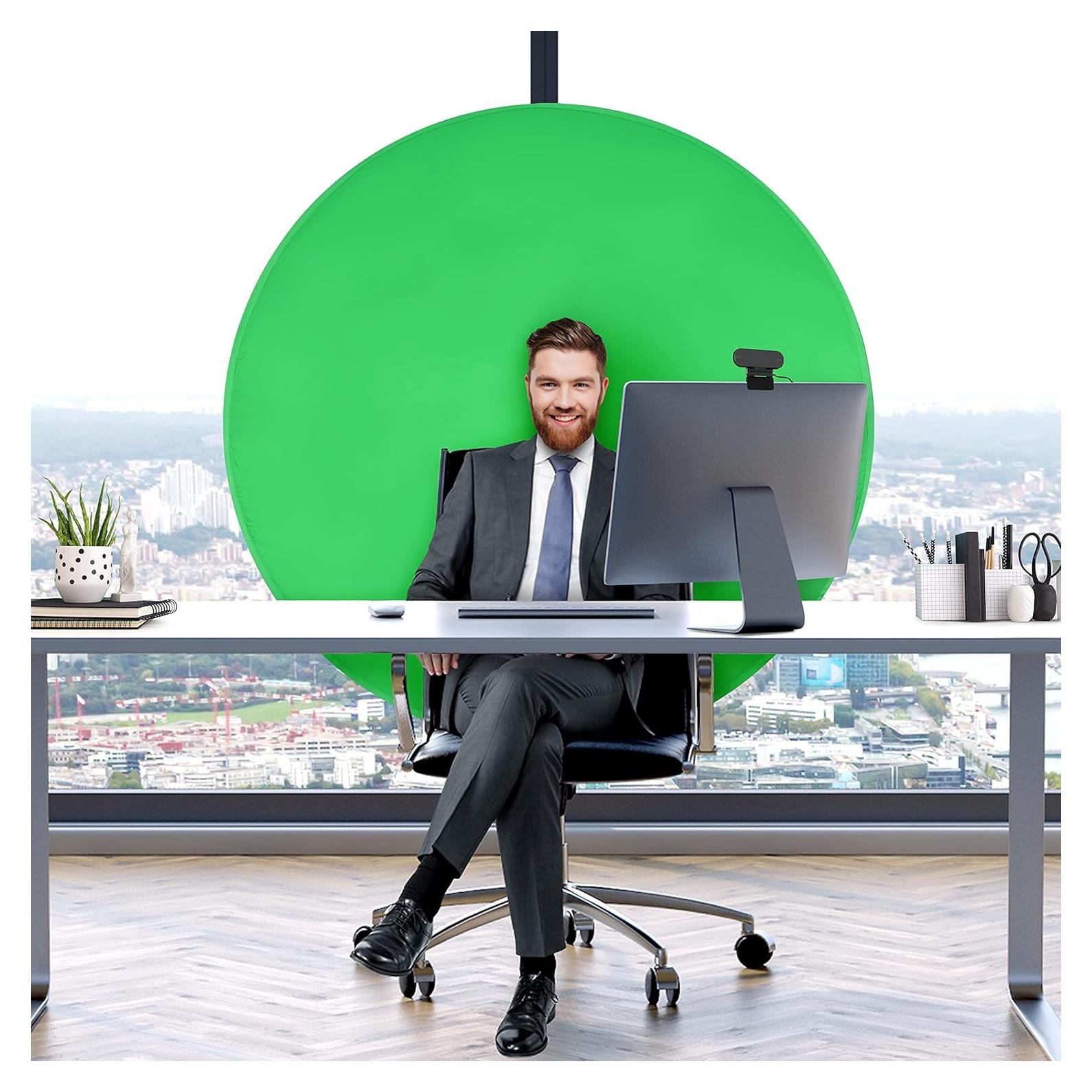 Fondo de Webcam Plegable Webaround Mega Verde 160 cm