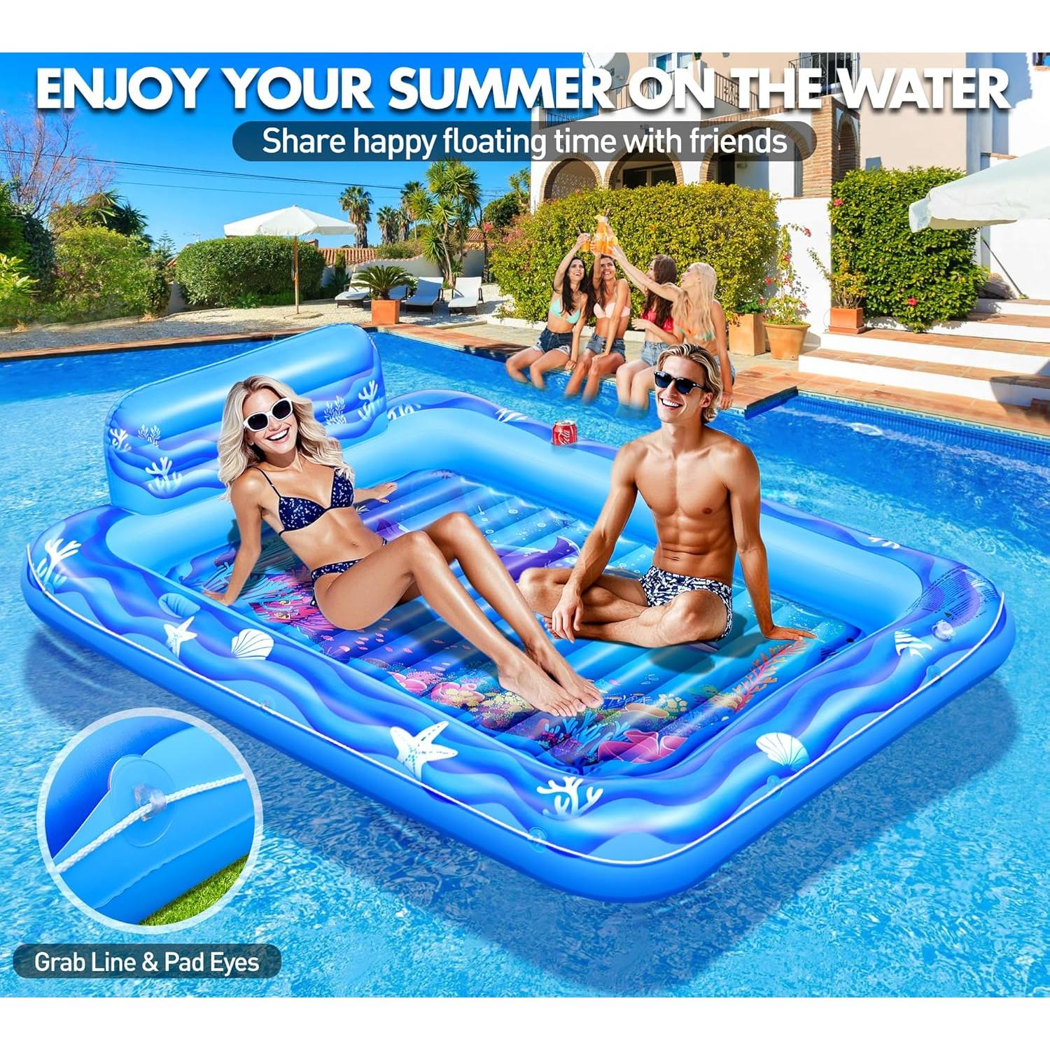 Piscina Inflable Sinbyuer para 2 Personas 205x152 cm Azul