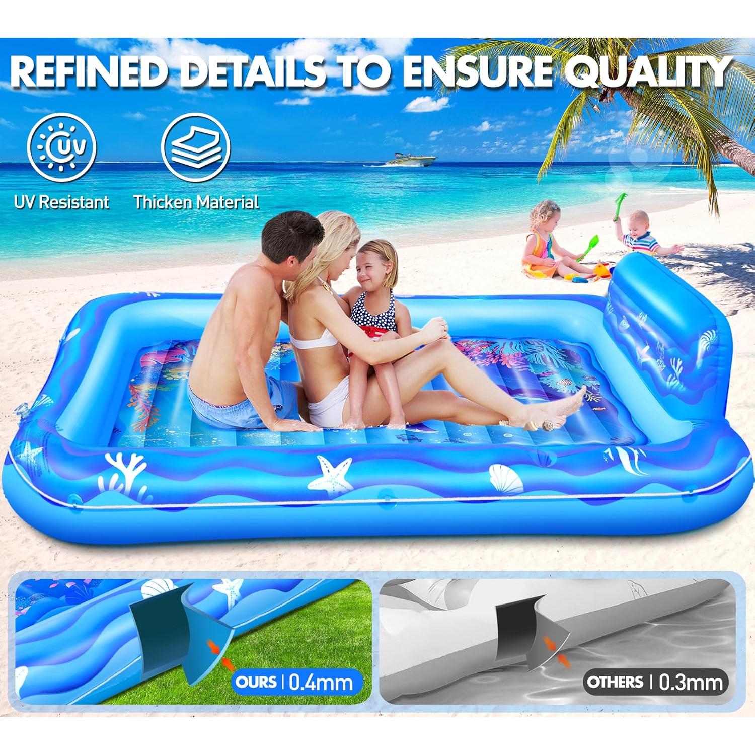 Piscina Inflable Sinbyuer para 2 Personas 205x152 cm Azul