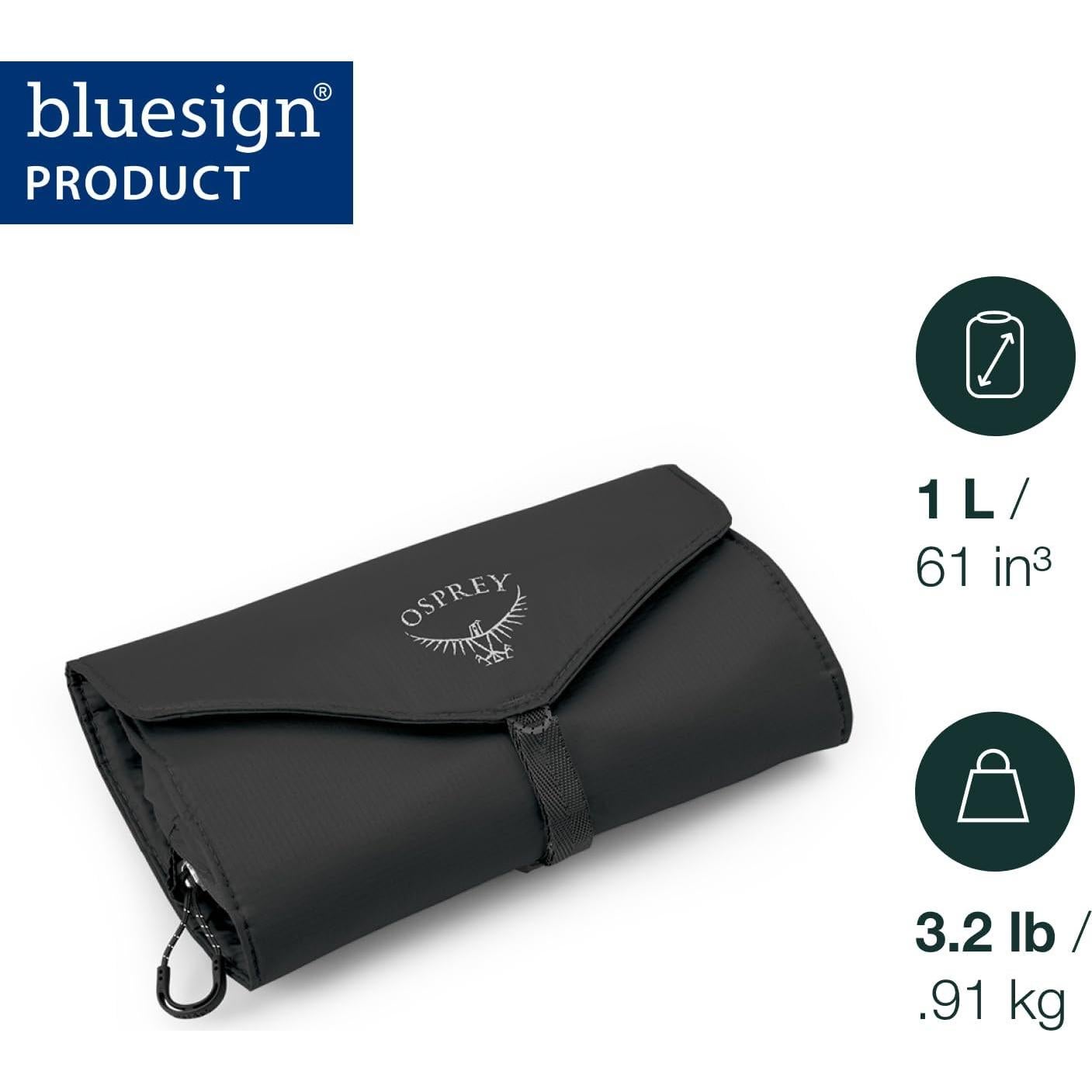 Organizador de Roll Ultraligero Osprey Negro 15x23.5 cm