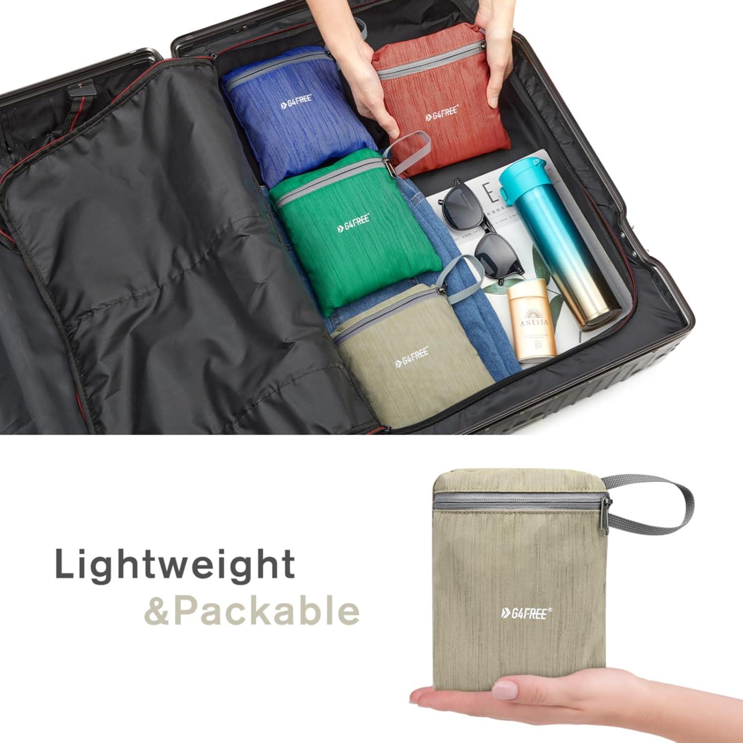 Mochila de Senderismo Plegable G4Free 10L Beige Unisex