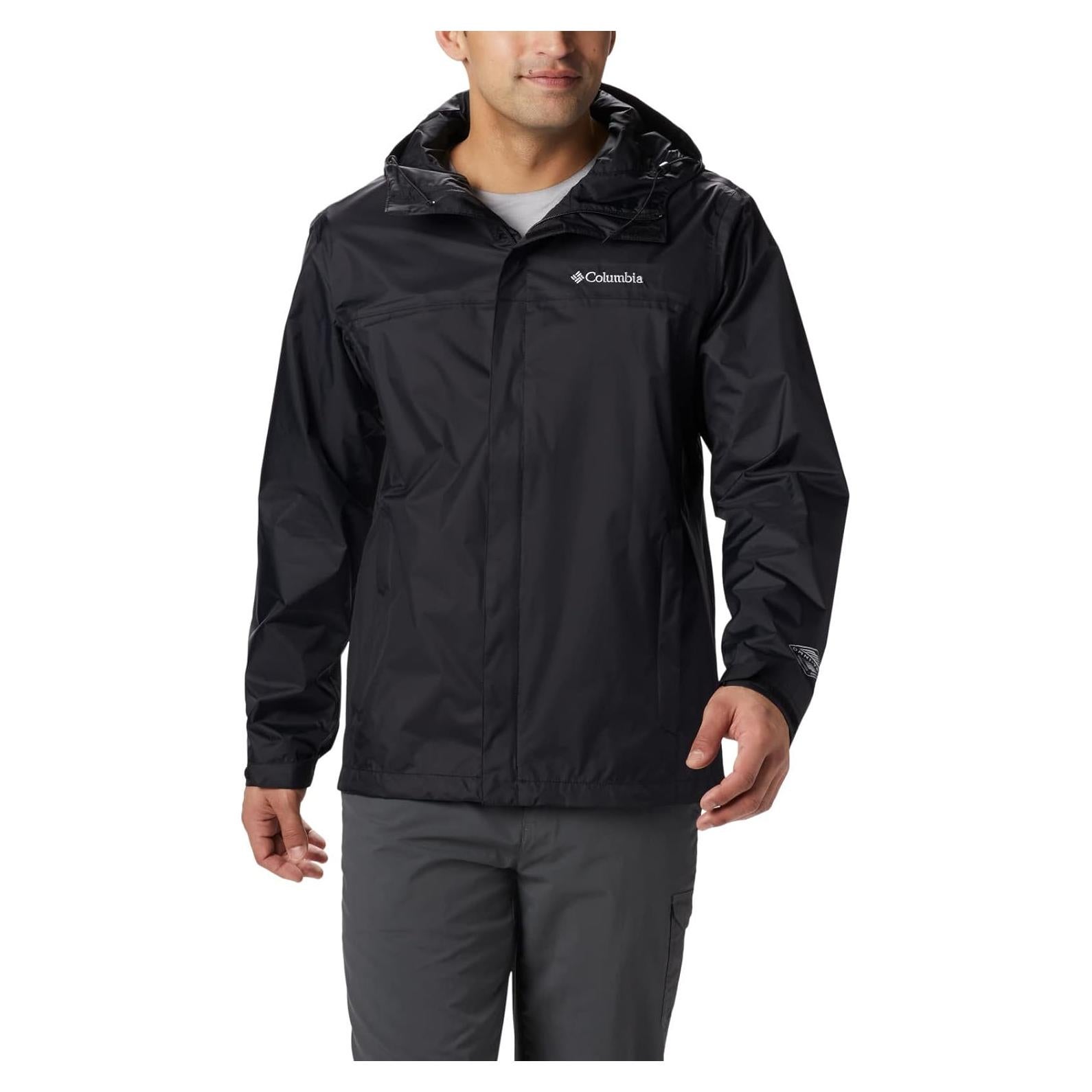 Chaqueta Impermeable Columbia para Hombre - Modelo 153389 - Negro