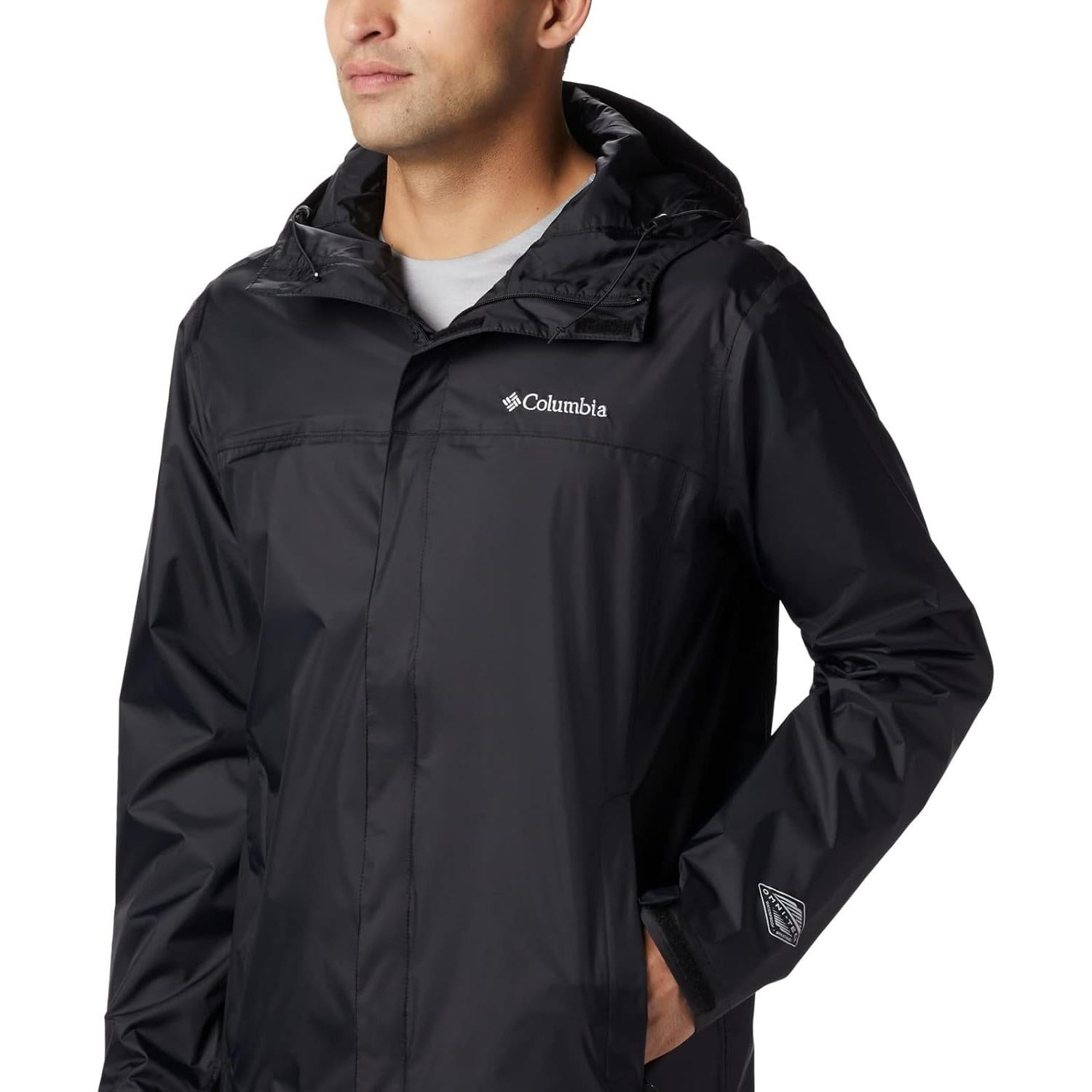 Chaqueta Impermeable Columbia para Hombre - Modelo 153389 - Negro