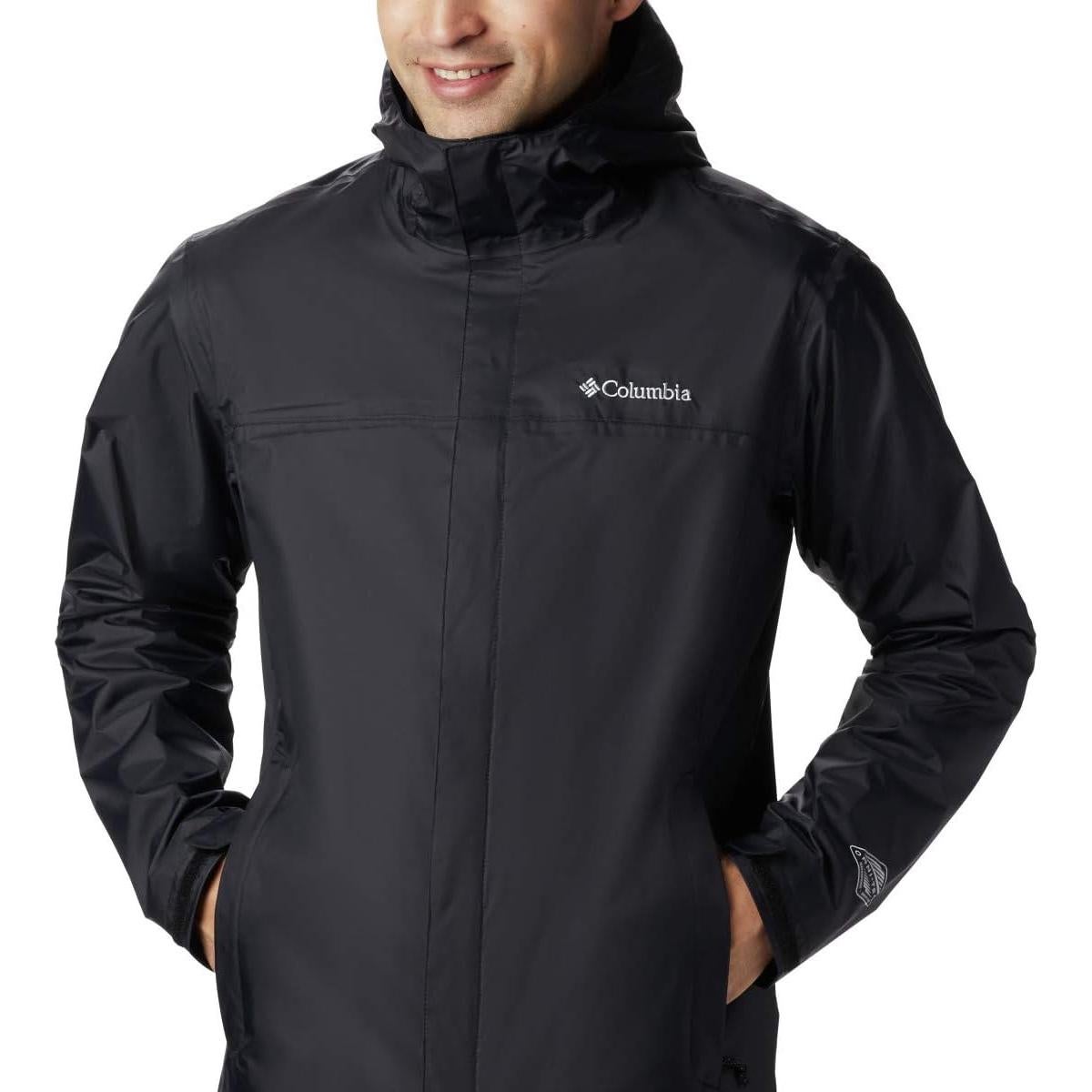Chaqueta Impermeable Columbia para Hombre - Modelo 153389 - Negro